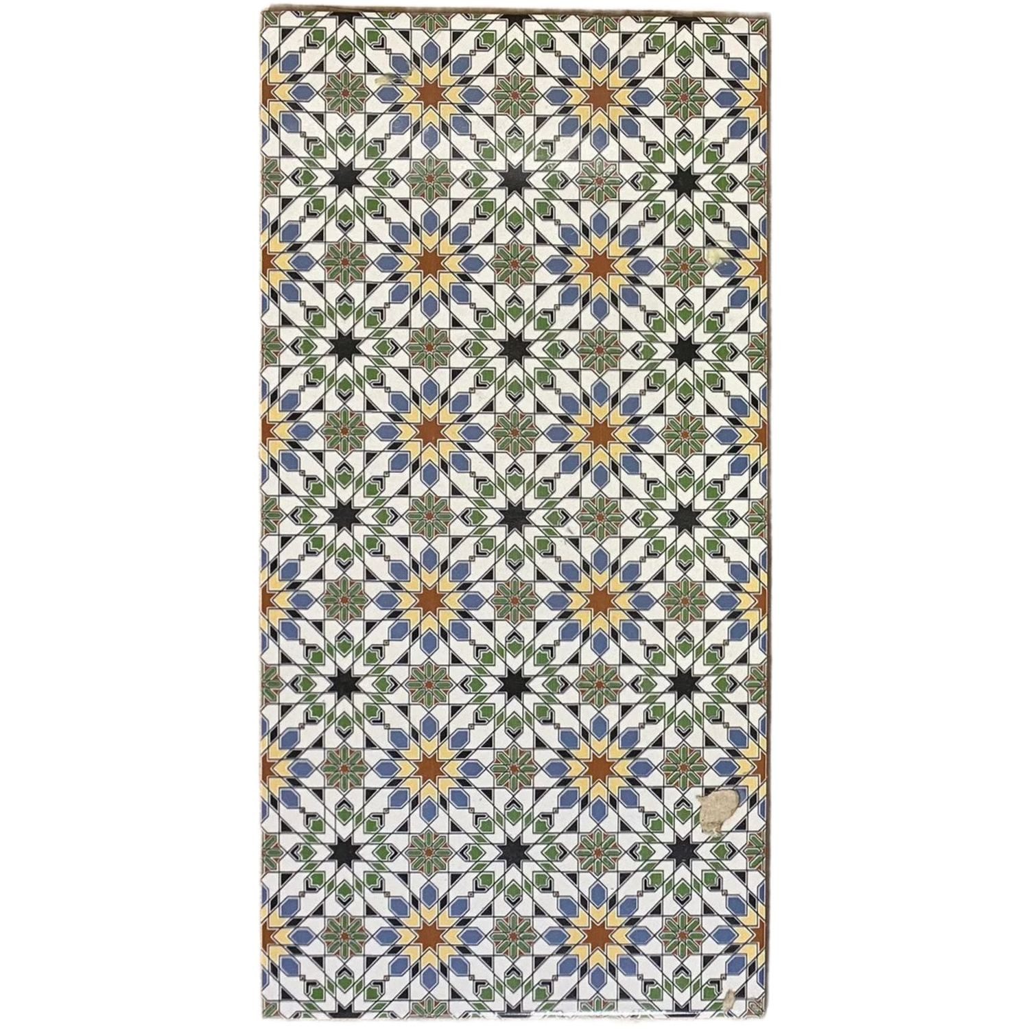 Marrakesch Orient & Mediterran Interior Wandfliese Orientalische Wandfliesen Плитка Damaskus 1 Stk. - Muster 14, Muster 14, Wasserdicht und pflegeleicht
