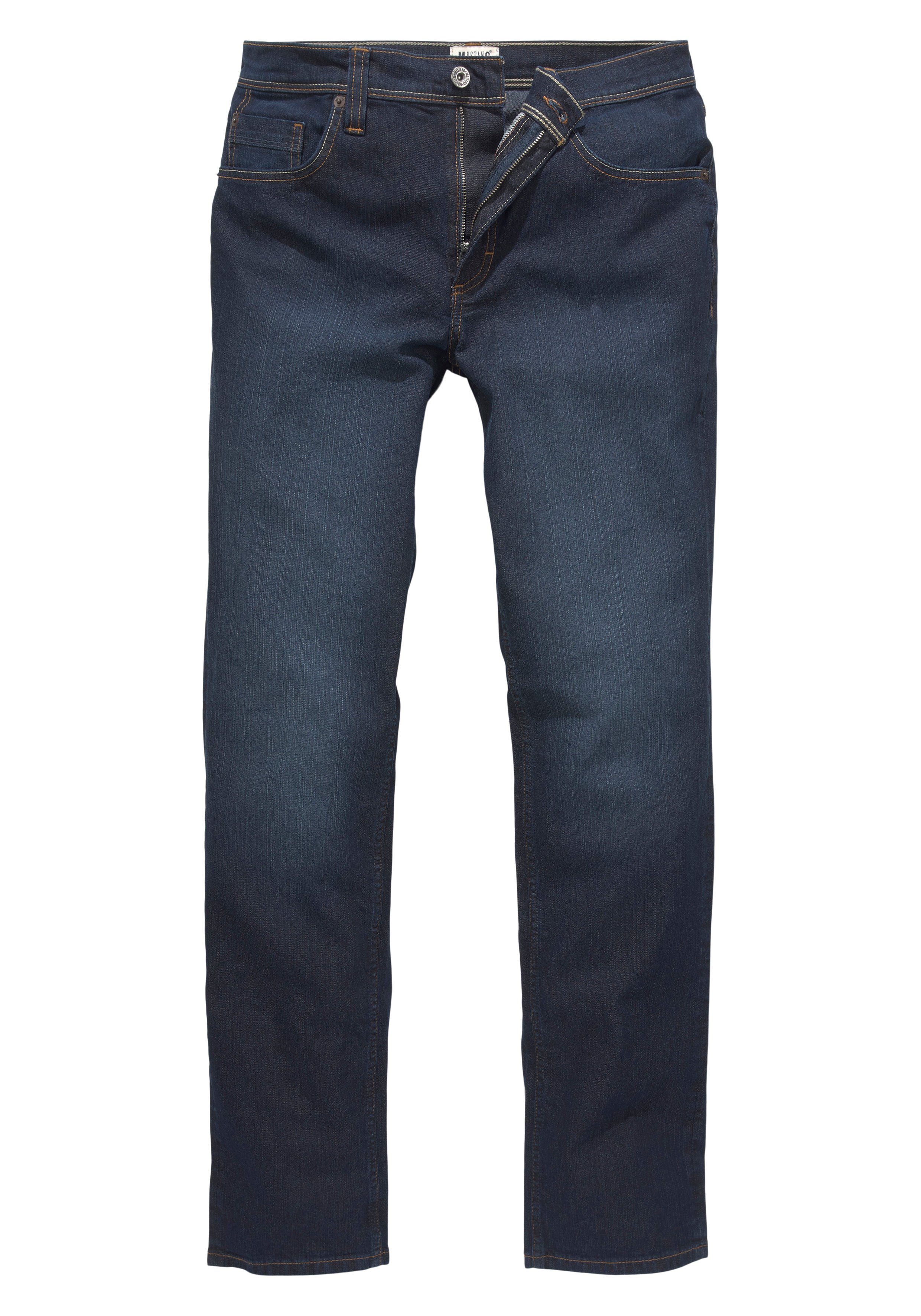 Herren Jeans MUSTANG 5-Pocket-Jeans WASHINGTON mit Abriebeffekten