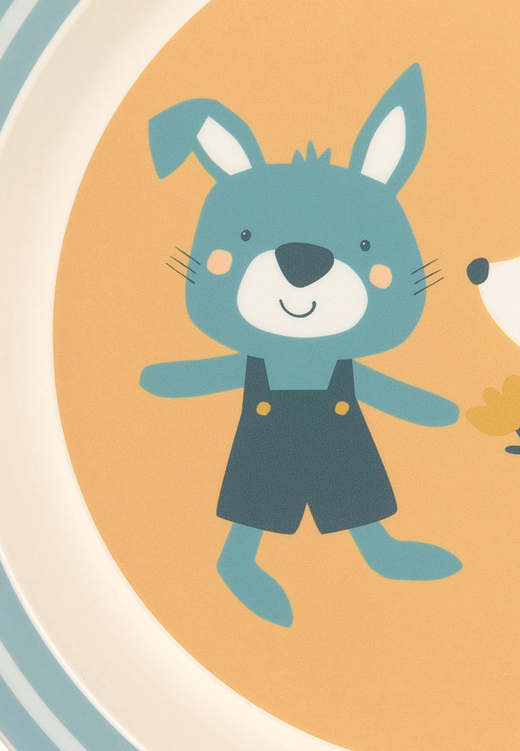 Sigikid Teller Teller Maus & Hase rPET "4 Freunde", (1 St)