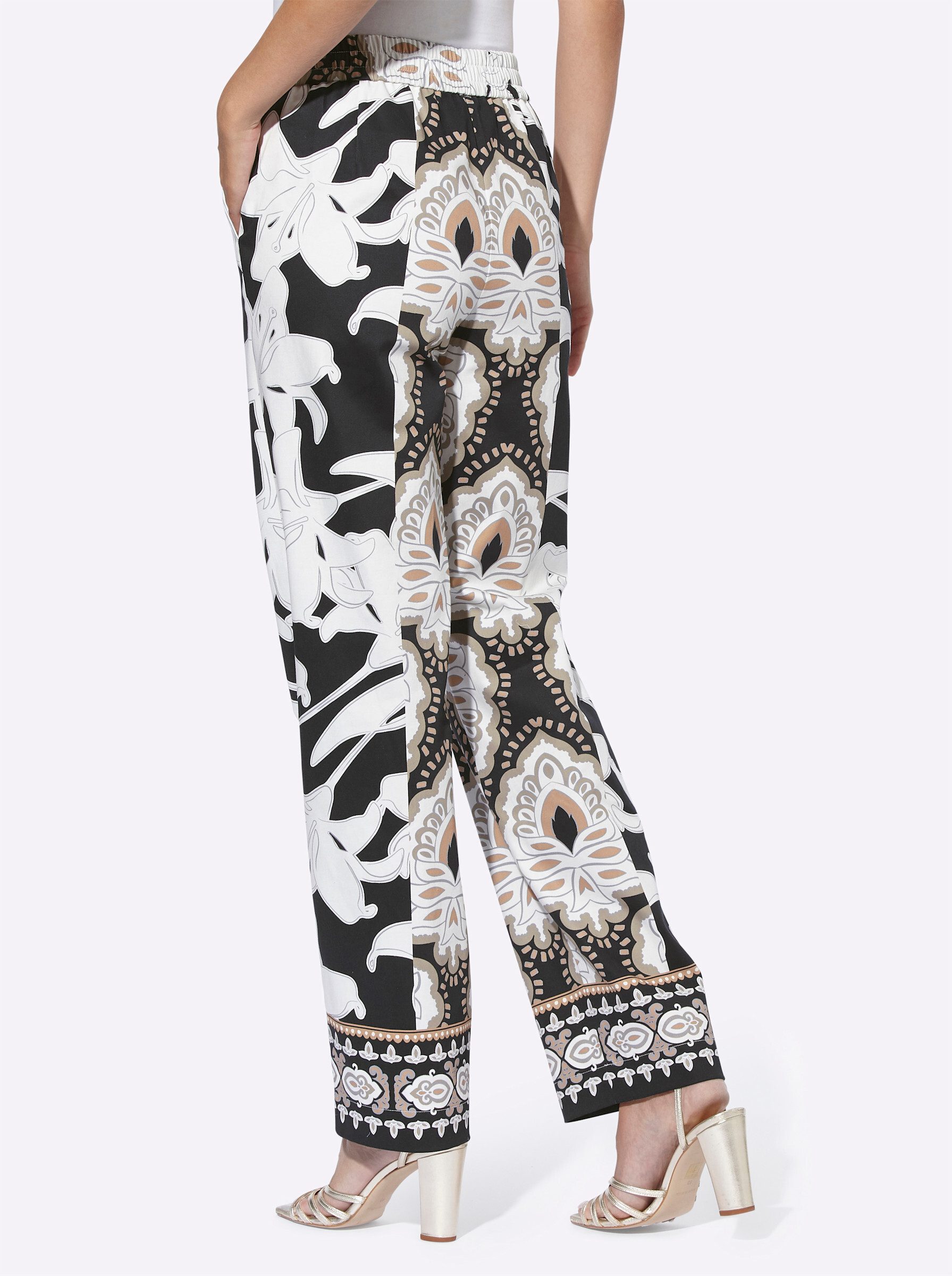 heine Jerseyhose Druck-Hose normal
