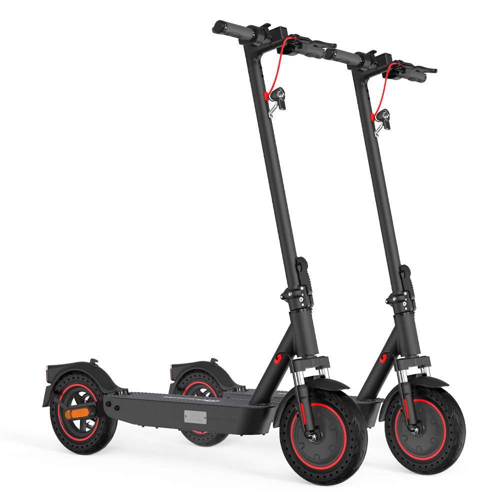 E-Scooter 10 ZOLL Klappbarer E-Roller mit ABE mit Schockabsorber
