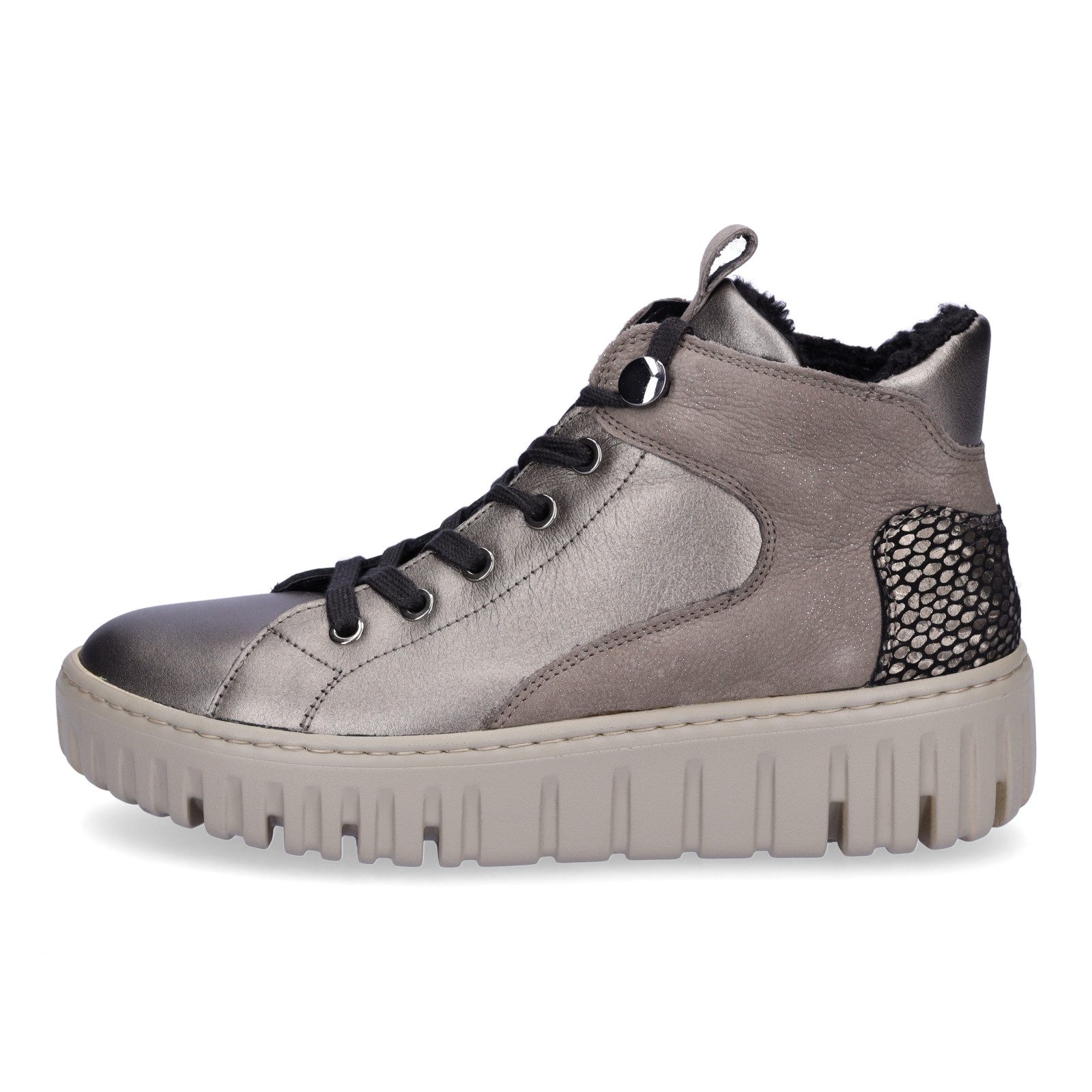 Waldläufer Waldläufer Damen Stiefelette Livia taupe metallic Stiefelette