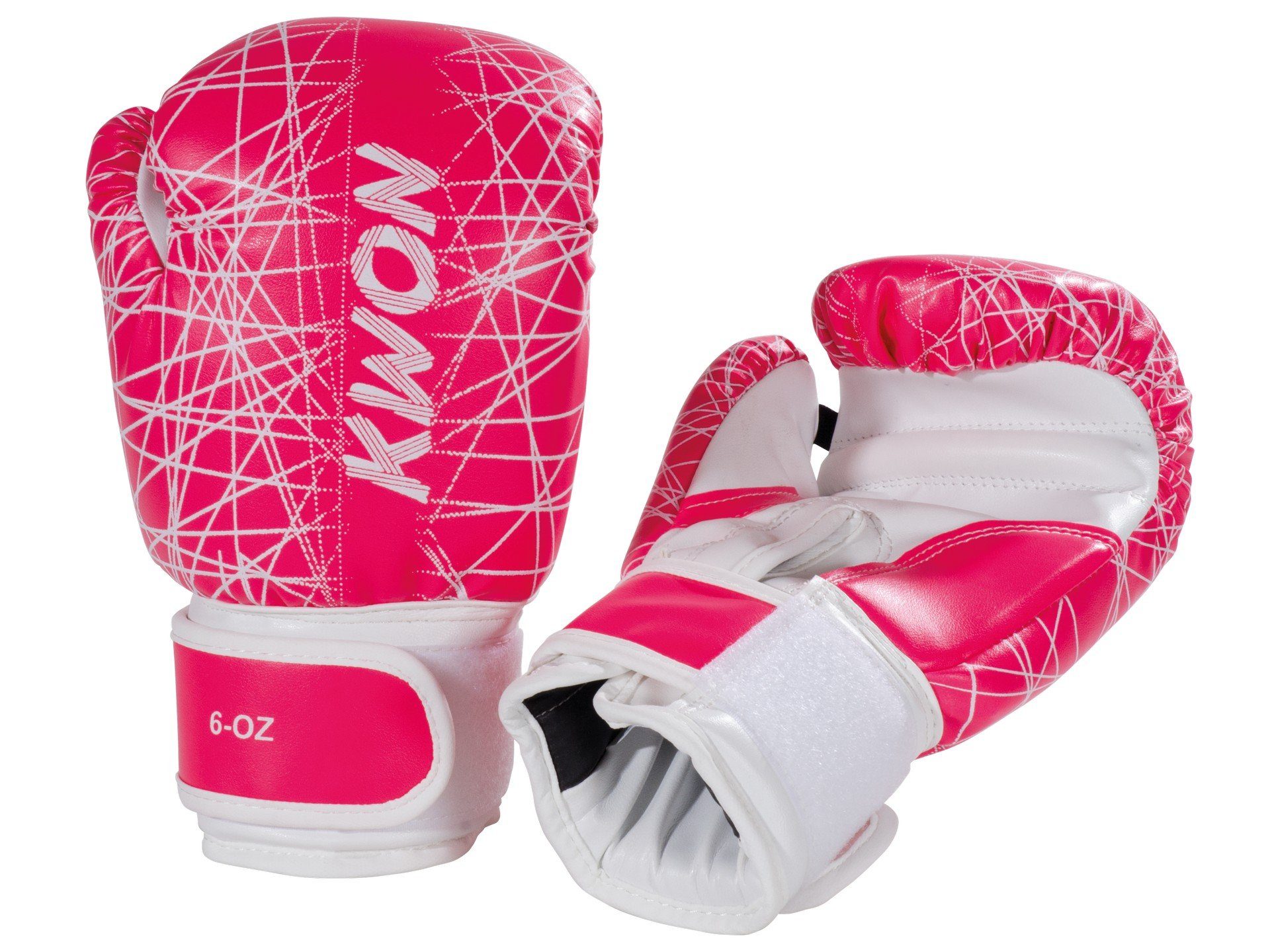 KWON Boxhandschuhe Kinder neon klein, Boxen hochwertige (small blau Kids Kickboxen Qualität pink MMA Unzen, Box-Handschuhe Kinderboxhandschuhe), 6