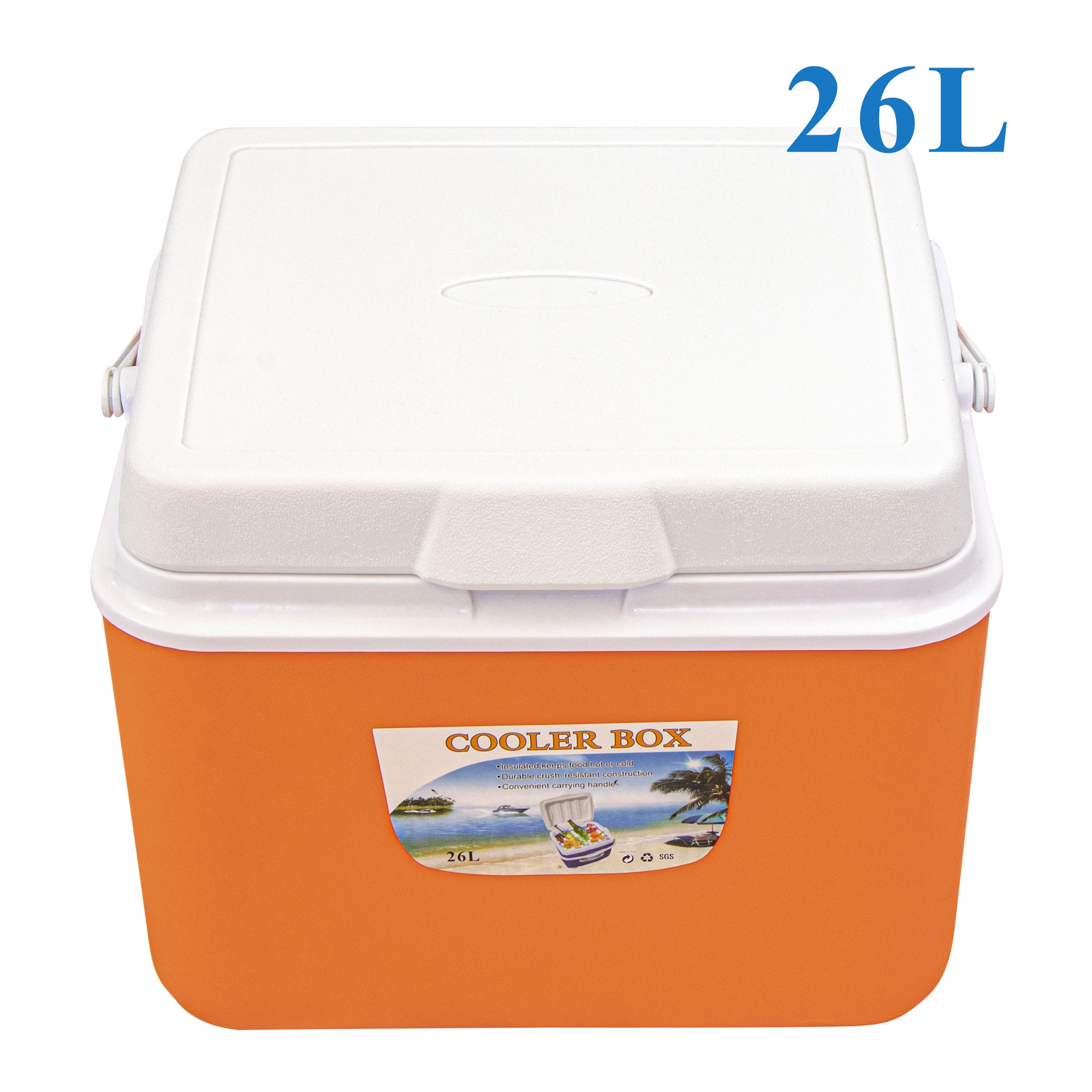 Kühlbox Wärme-/Kühlbox Kühlbehälter für Lebensmittel, ohne Strom 26L