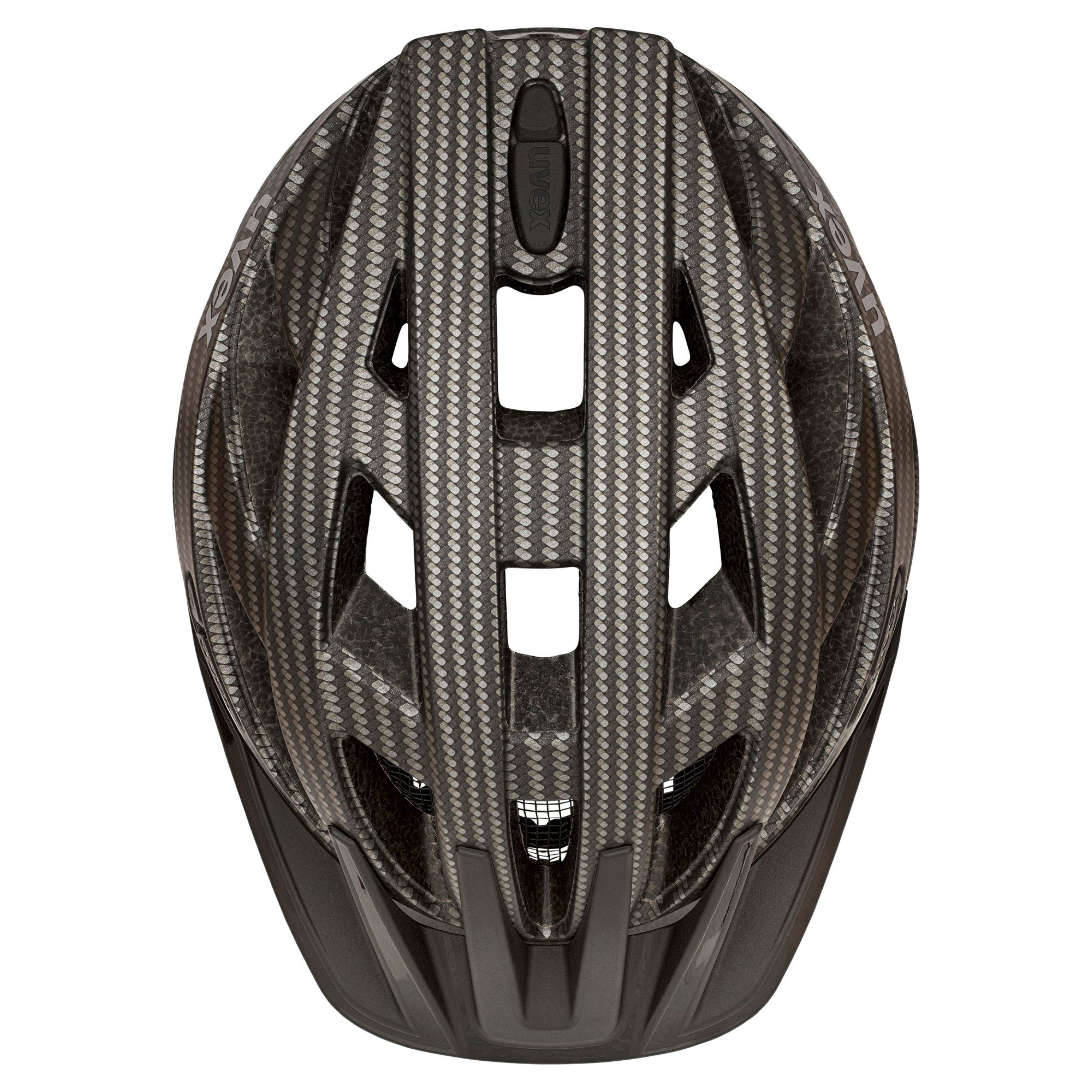 Uvex Fahrradhelm i-vo cc black carbon-look mat – Bild 4 von 5