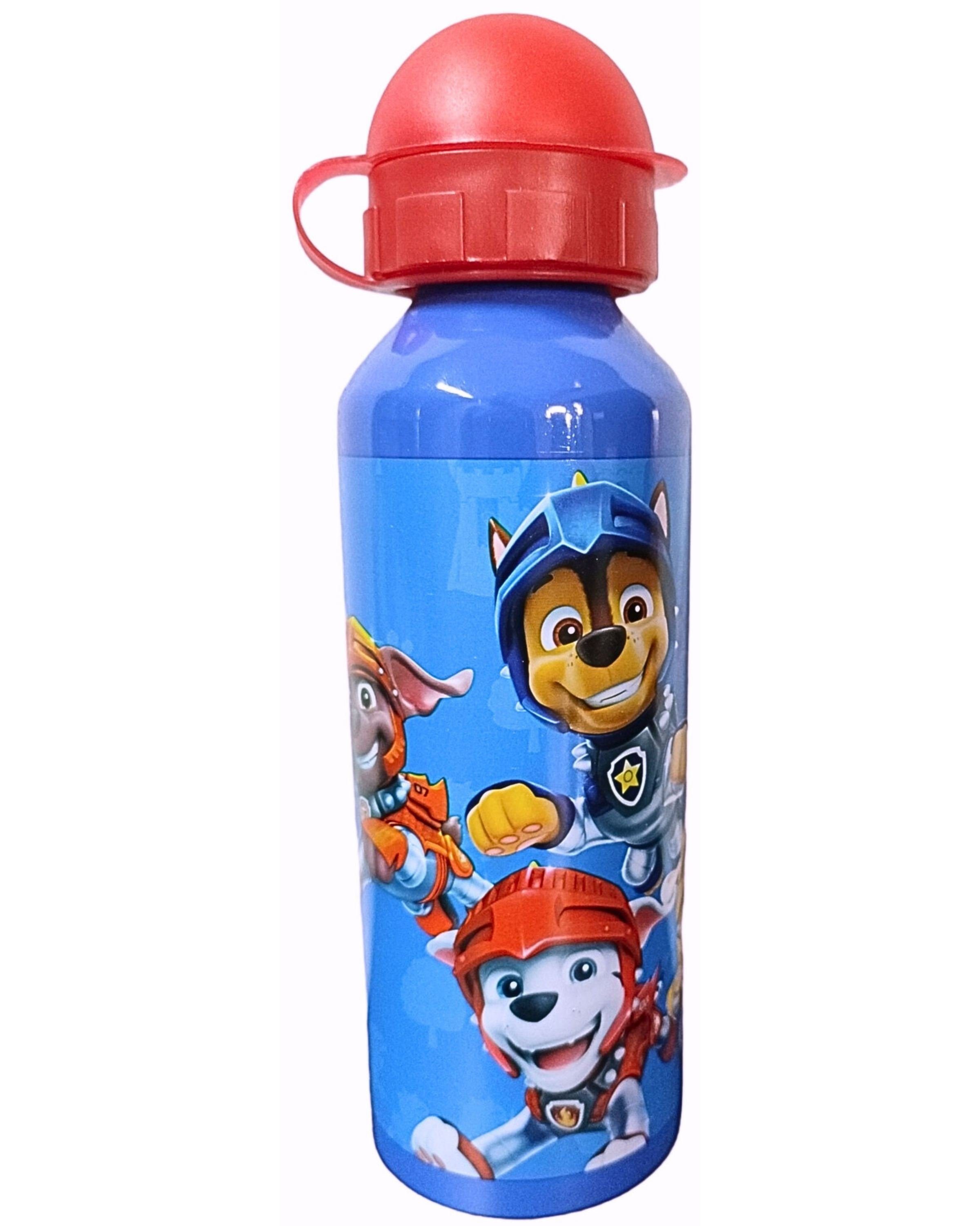 PAW PATROL Trinkflasche Rescue Knights, Kinder Sport-Aluminiumflasche 520 ml BPA frei | Kinder-Trinkflaschen