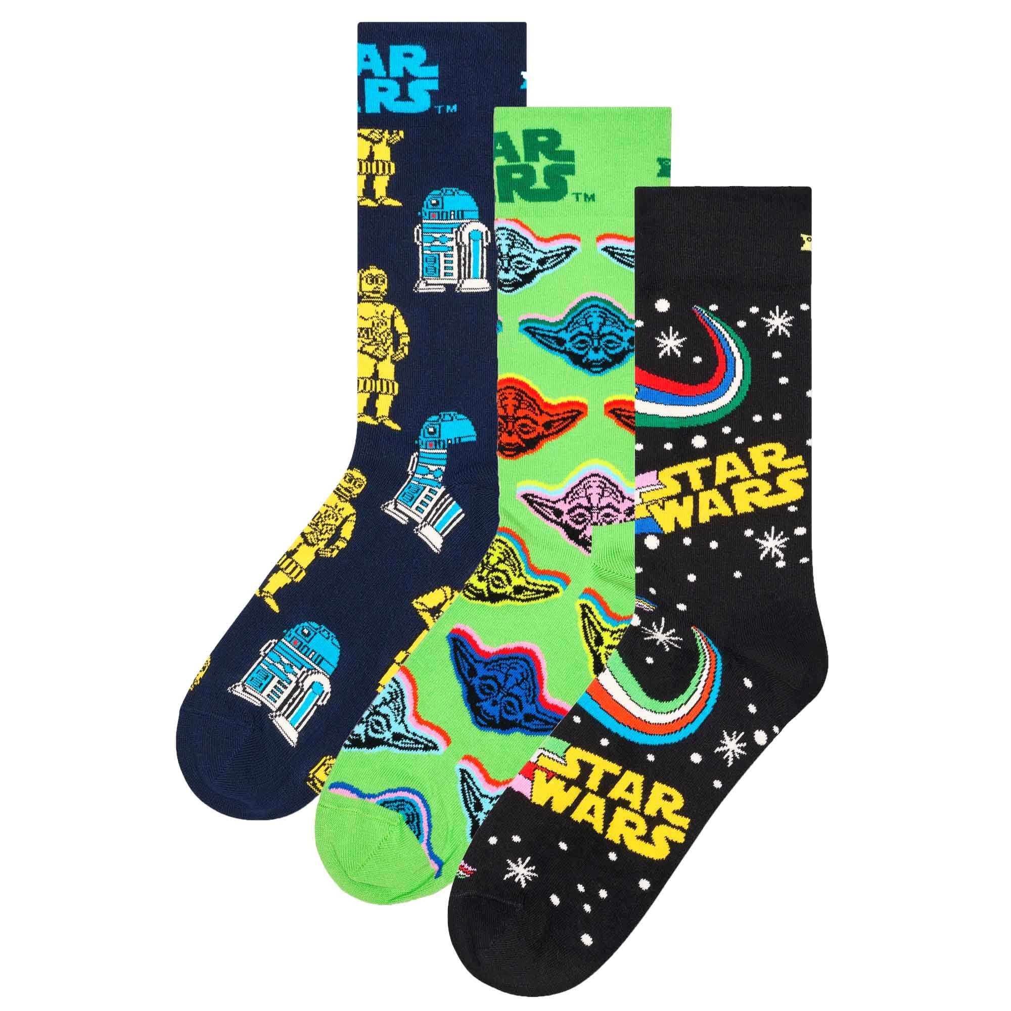 Happy Socks Kurzsocken Herren Socken 3er Pack Baumwolle (Packung, 3er Pack) günstig online kaufen