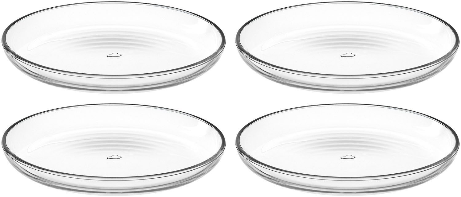LEONARDO Speiseteller Teller CUCINA, 18 cm, 4er-Set, (4 St), Teller Set, spülmaschinengeeignet