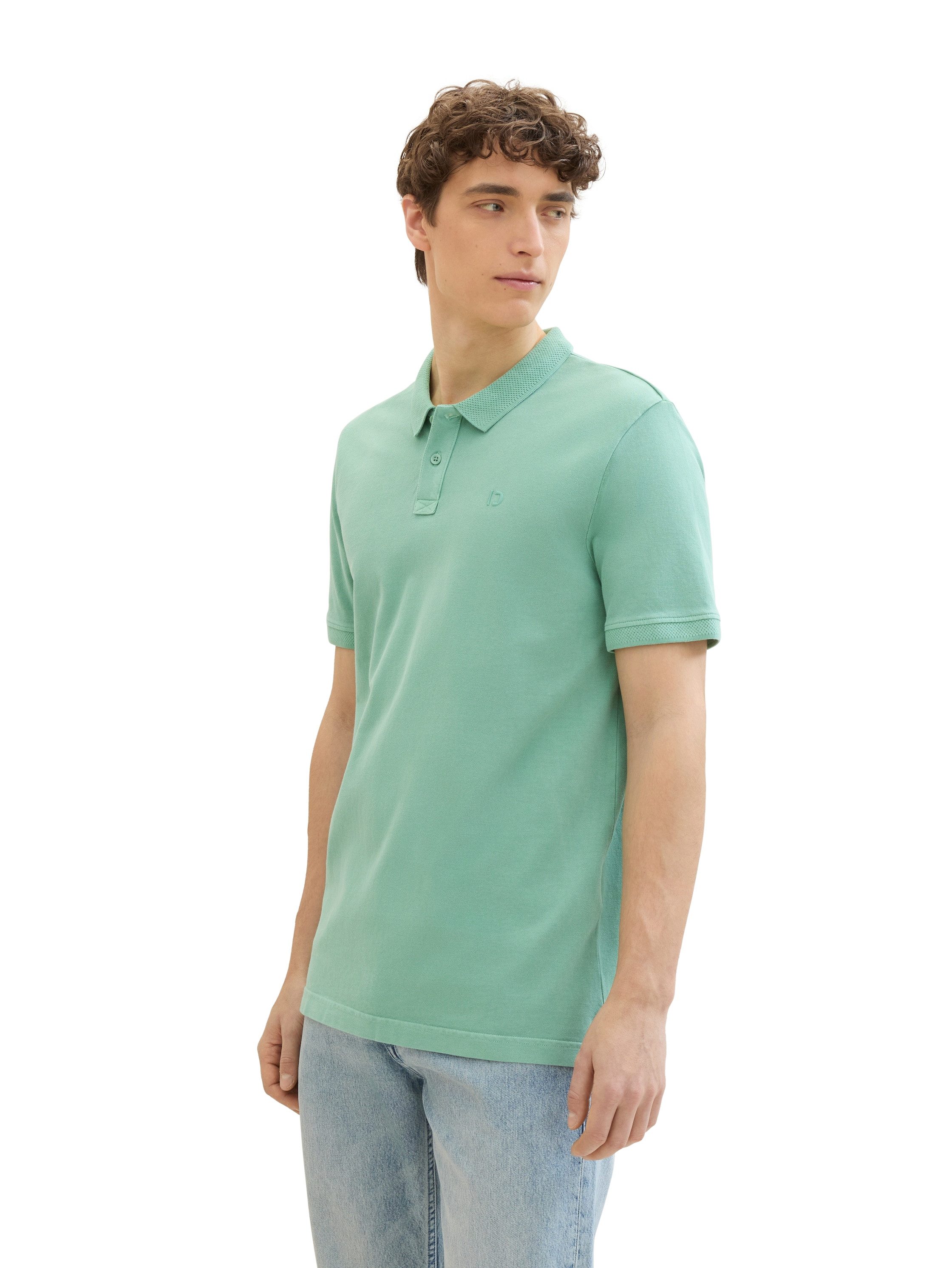 TOM TAILOR Denim Poloshirt aus reiner günstig online kaufen