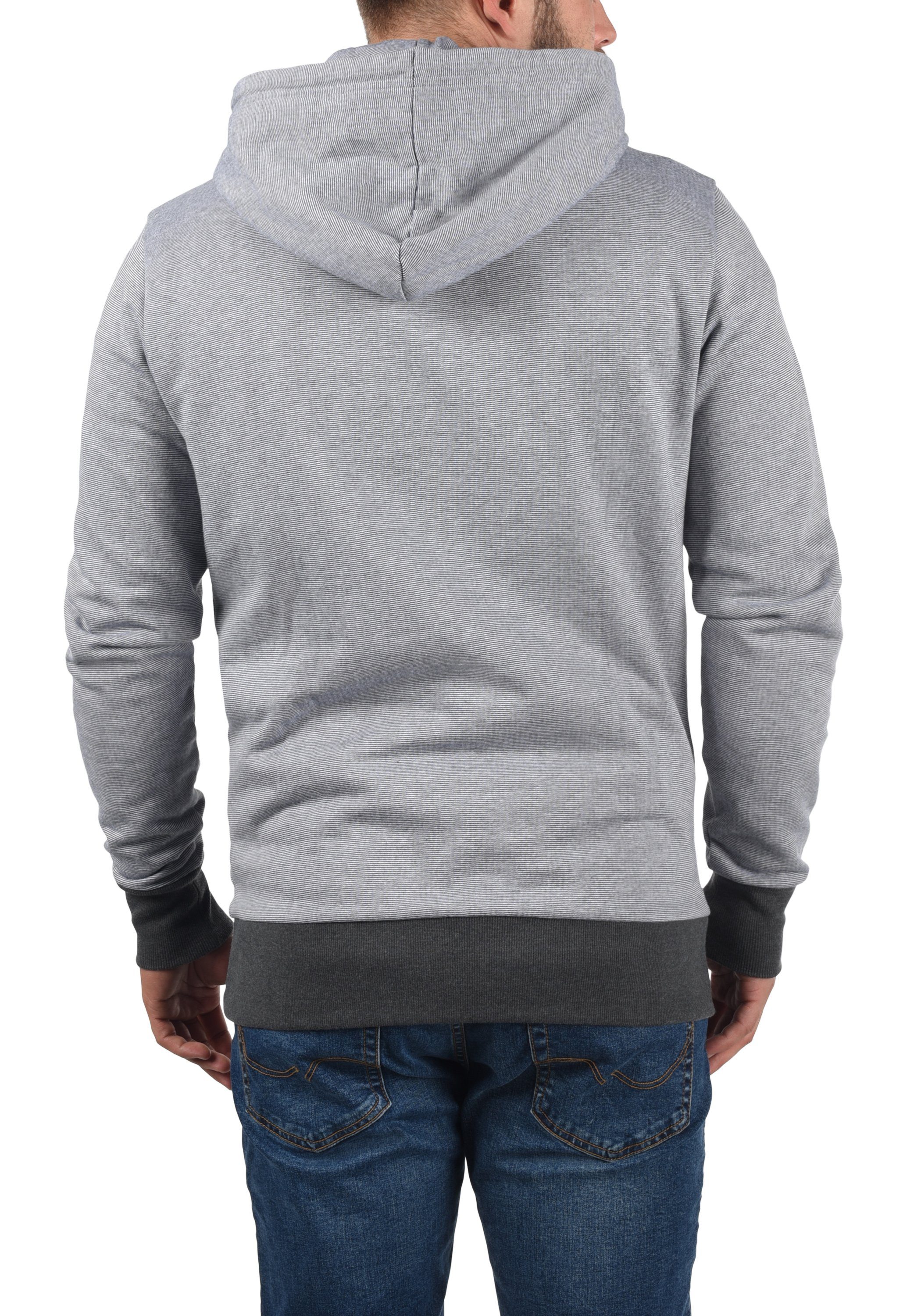 Kapuzensweatshirt Grey Melange SDRaffa (1840051) !Solid Hoodie