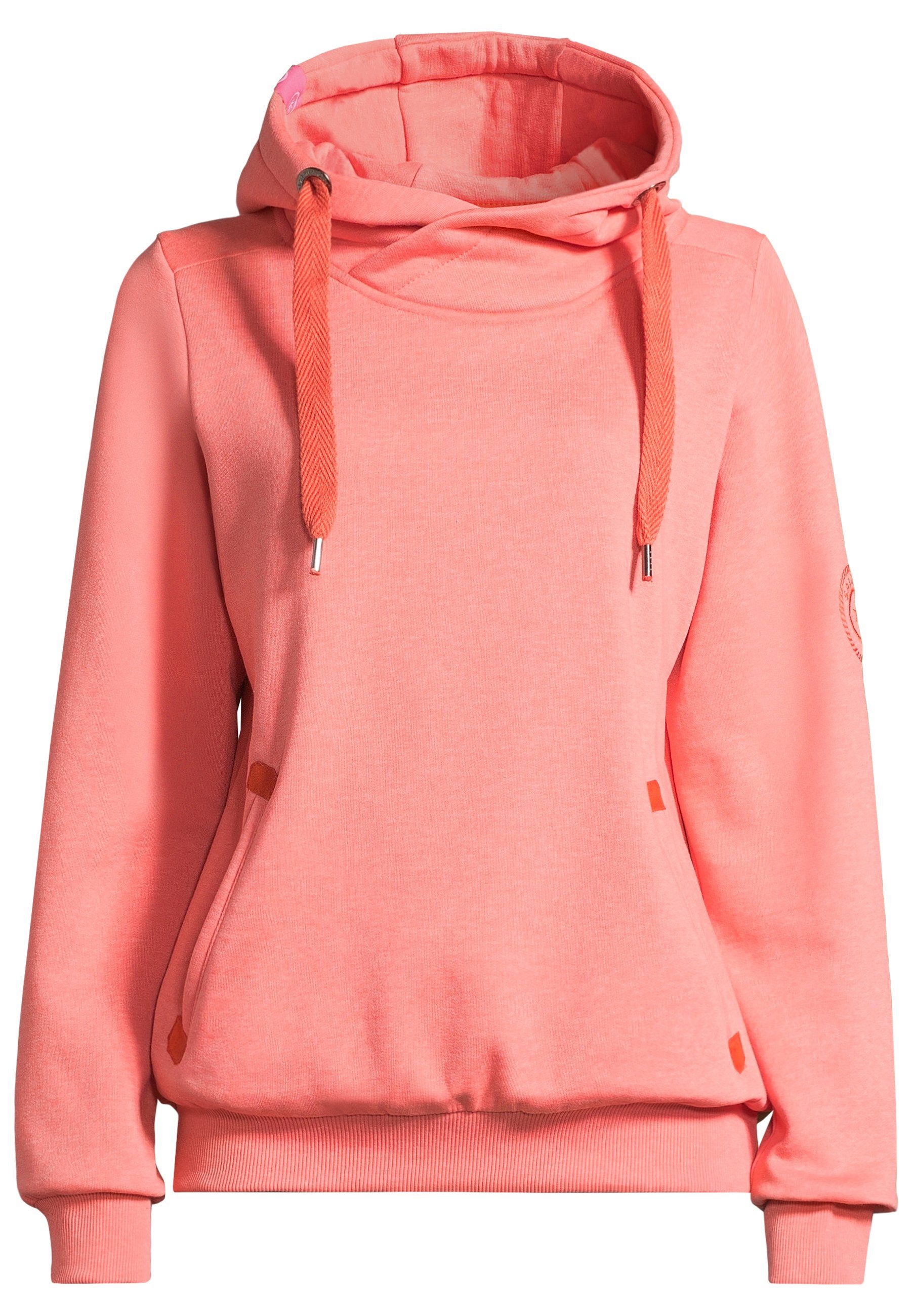 salzhaut Hoodie SÜNN Damen Tailliert salzhaut Kapuzenpullover – bequemer Fit und nordisch klares Design – Bild 2 von 4
