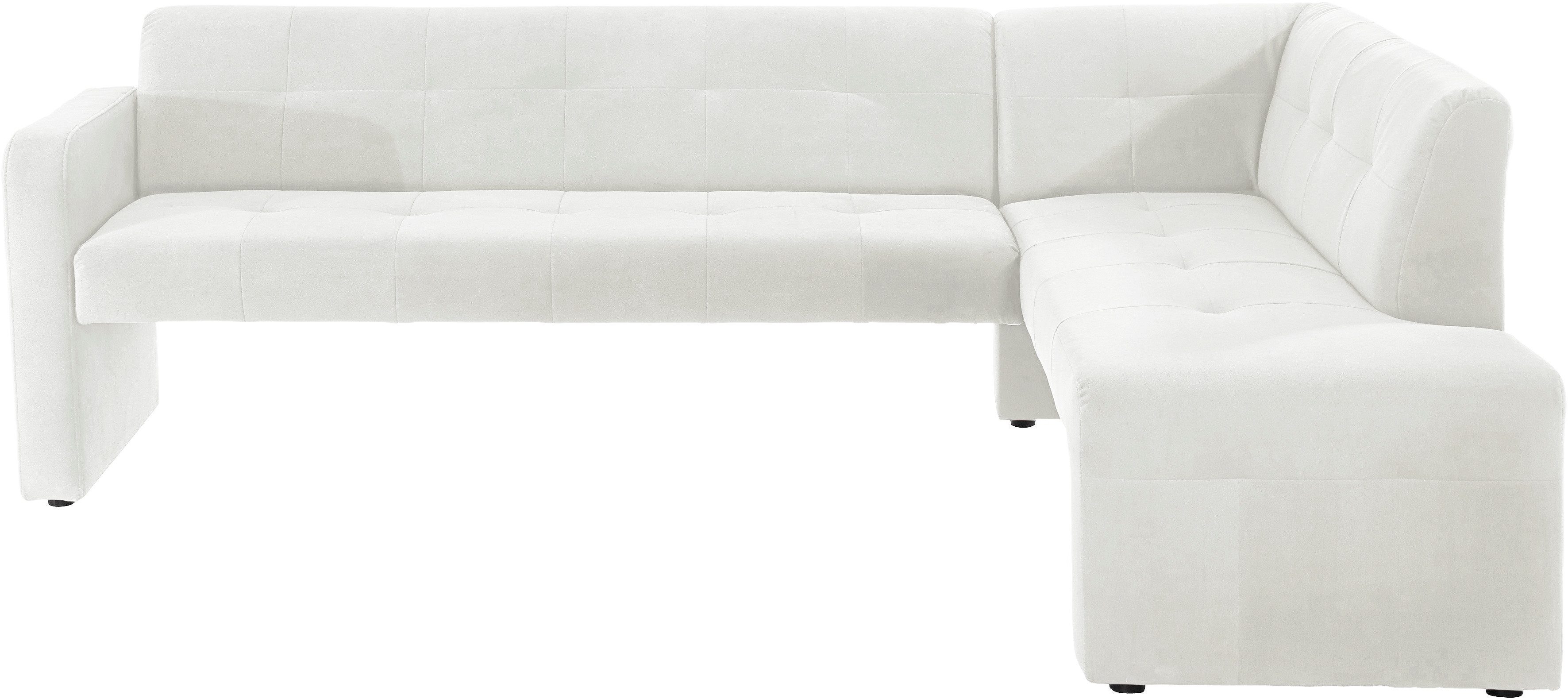 exxpo - sofa fashion Essbank Barista, bequem und elegant, hohe Bodenfreiheit, Eckbank Barista bequem und elegant, hochwertige Detailverarbeitung