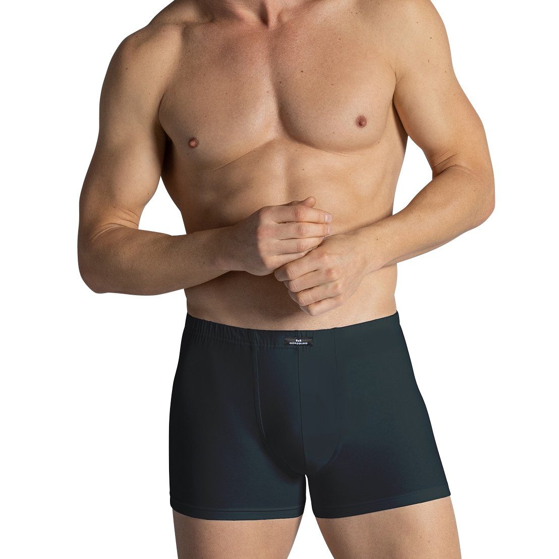 GÖTZBURG Boxershorts Basic mit Komfortbündchen im 4er Pack
