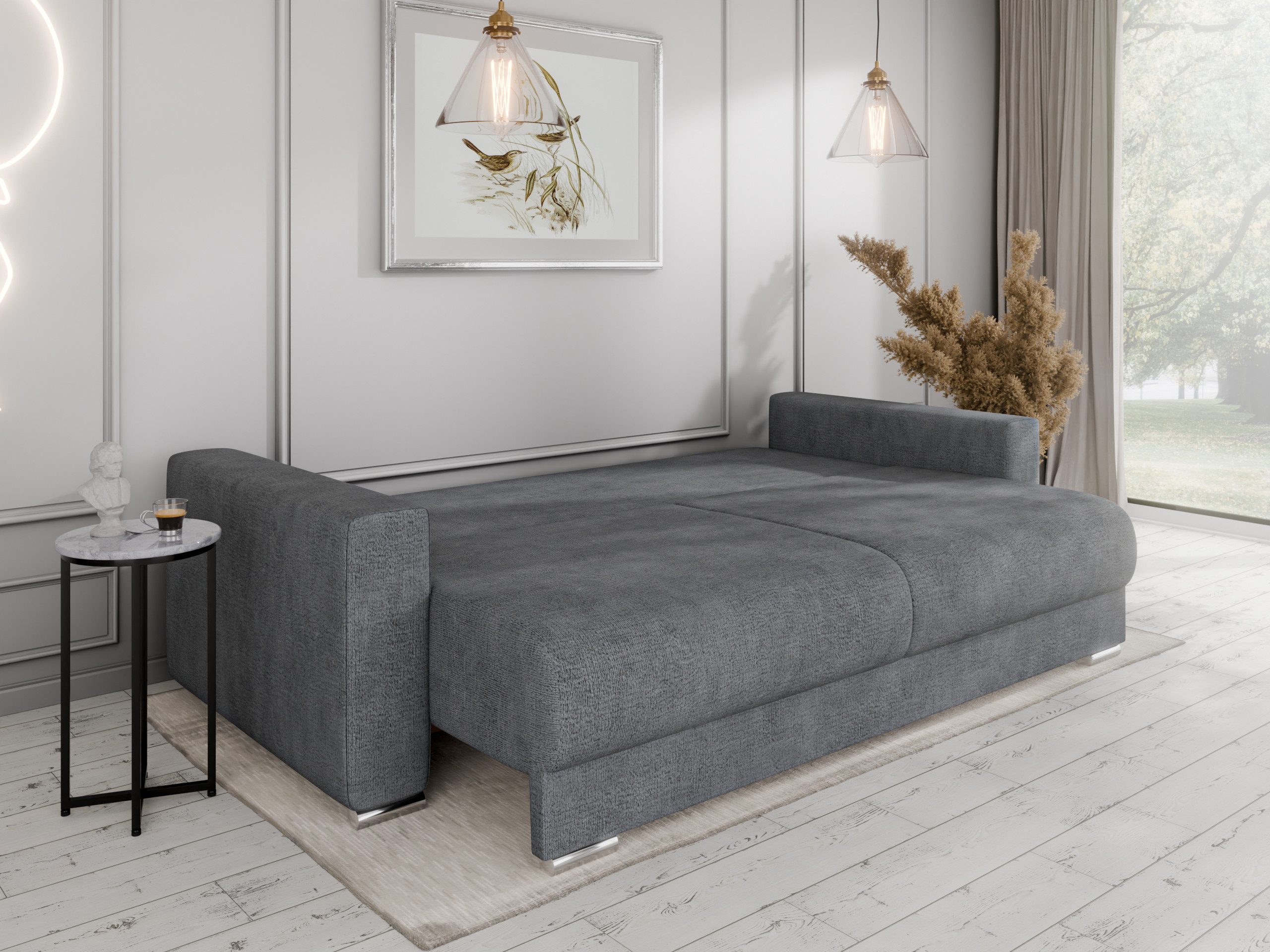 Homesy Schlafsofa CALMA Schlafsofa mit Bettkasten 3-Sitzer modernen Stil – Bild 3 von 5