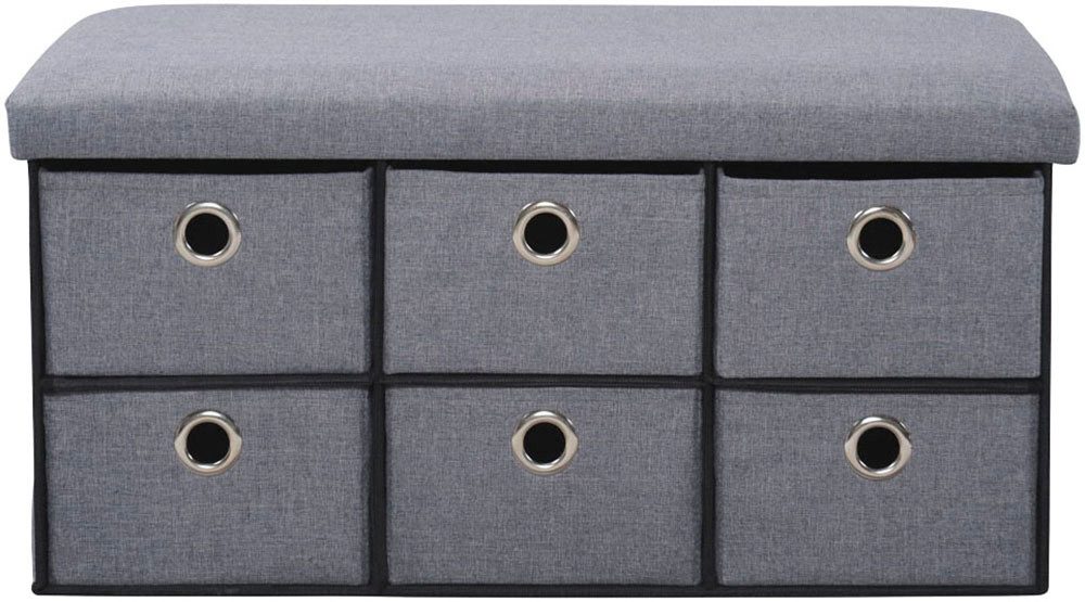 KESPER® Sitztruhe KESPER Sitzbank mit Aufbewahrungsboxen