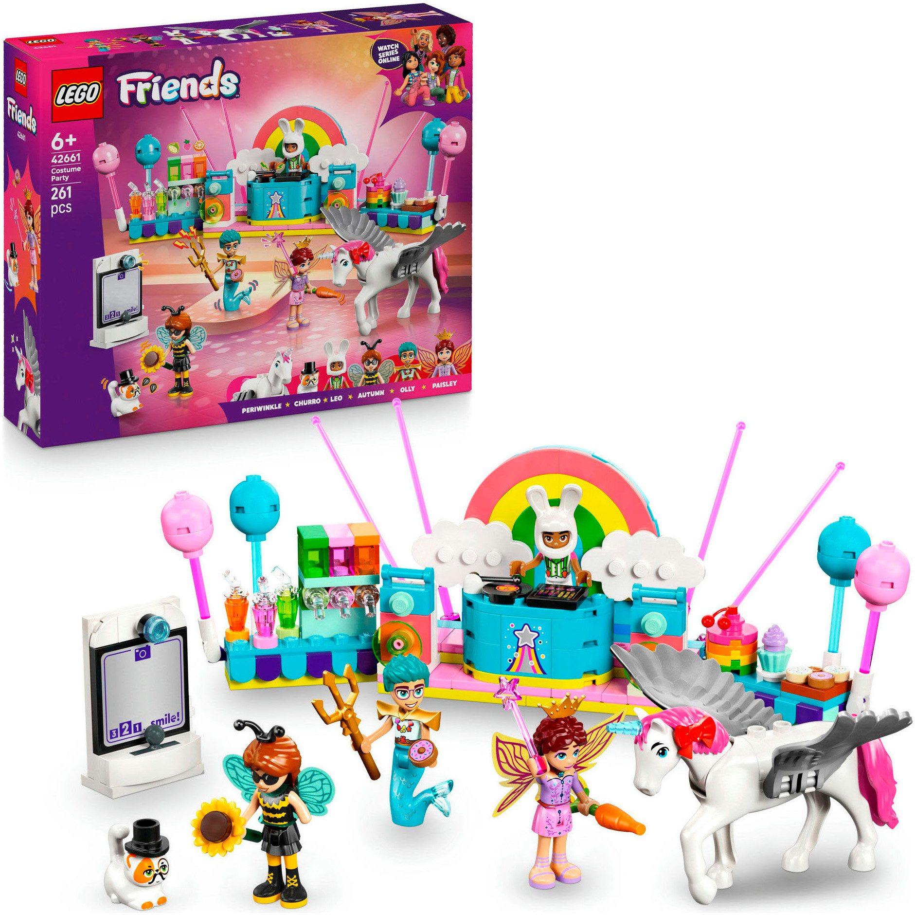 LEGO® Kostümparty mit Einhorn und Fee (42661), LEGO Friends Konstruktionssp günstig online kaufen