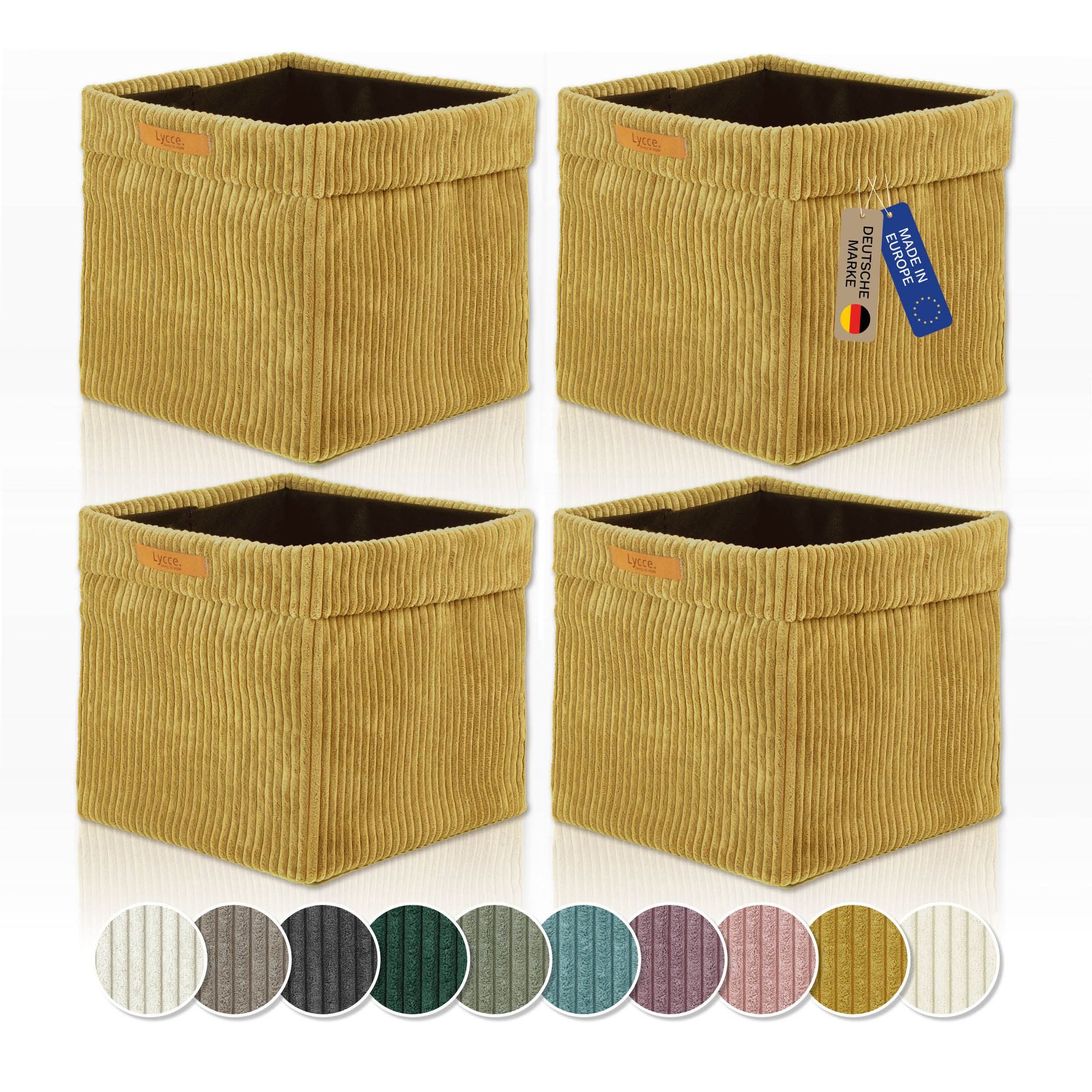 Lycce Regalkorb Lycce Kallax Boxen Cord, faltbare Aufbewahrungsboxen 33x33x günstig online kaufen