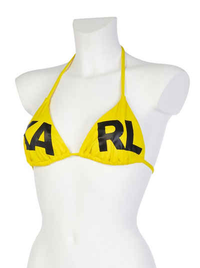 KARL LAGERFELD Bügel-Bikini-Top Bikinioberteil von Karl Lagerfeld Gelb