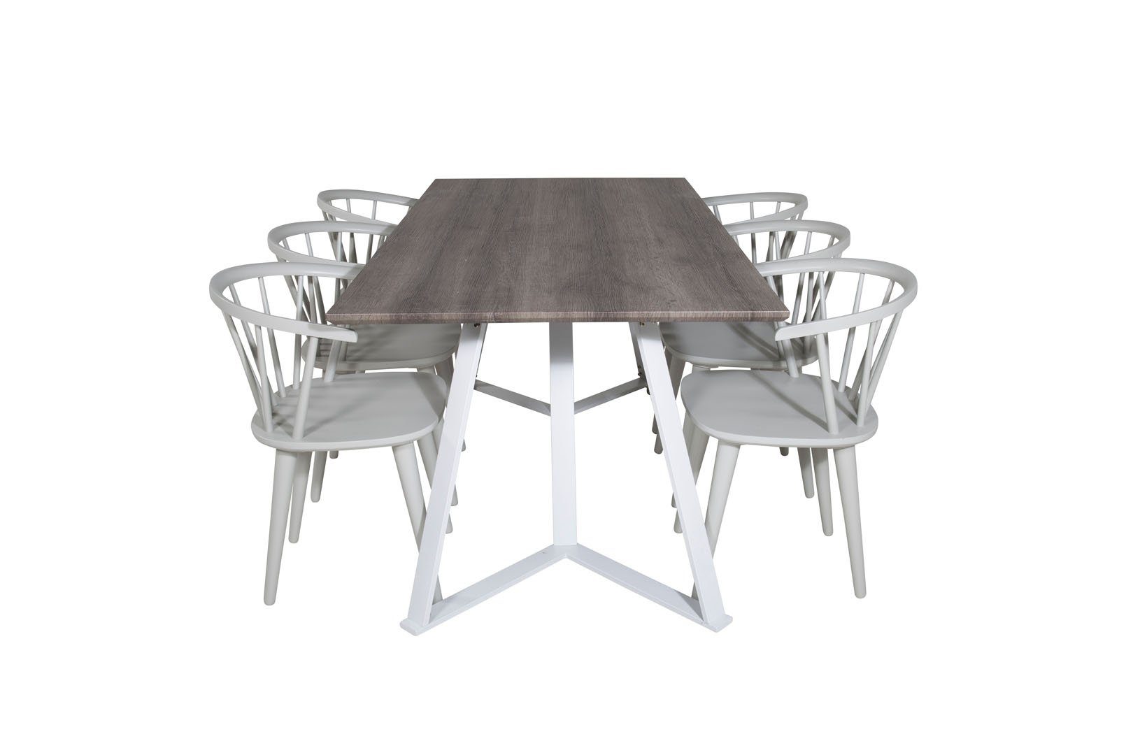 ebuy24 Essgruppe MarinaGRWH Essgruppe Esstisch grau und 6 Bullerbyn, (7-tlg). Reduzierter Preis € 1.019,95. Unverbindliche Preisempfehlung € 1.699,95