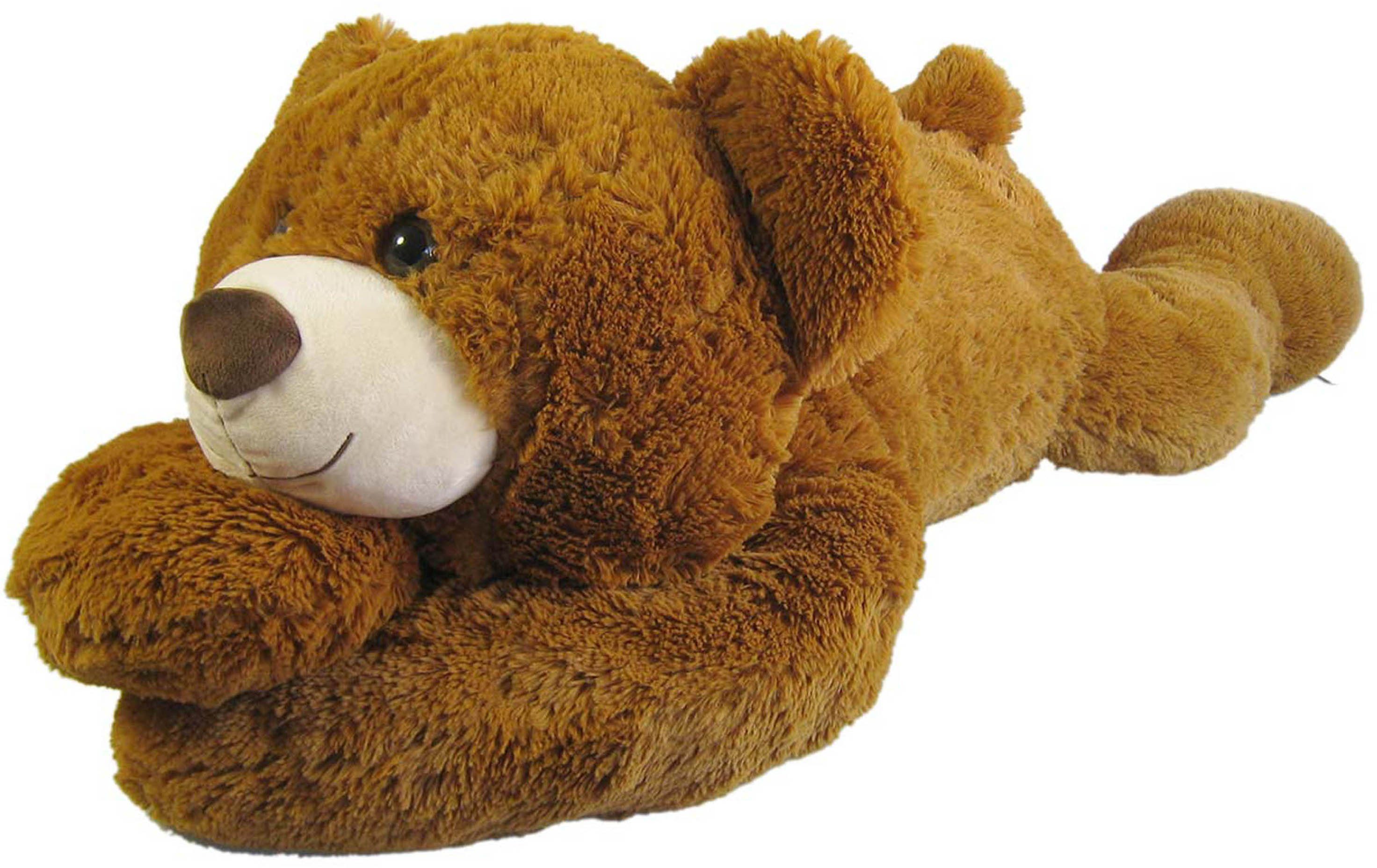 Heunec® Kuscheltier Bär liegend XL hellbraun günstig online kaufen