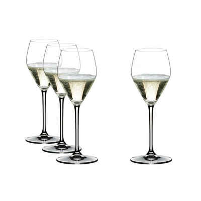 RIEDEL Glas Weinglas »Heart To Heart Champagner 4er Set«, Kristallglas