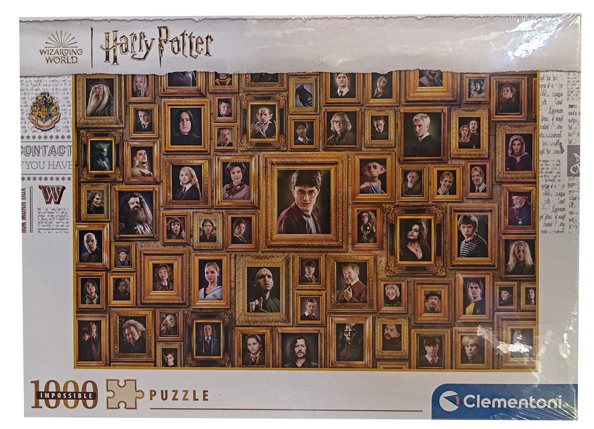 Clementoni® Puzzle Clementoni Harry Potter Impossible Puzzle 1000 Teile Hogwarts Portrait, 1000 Puzzleteile