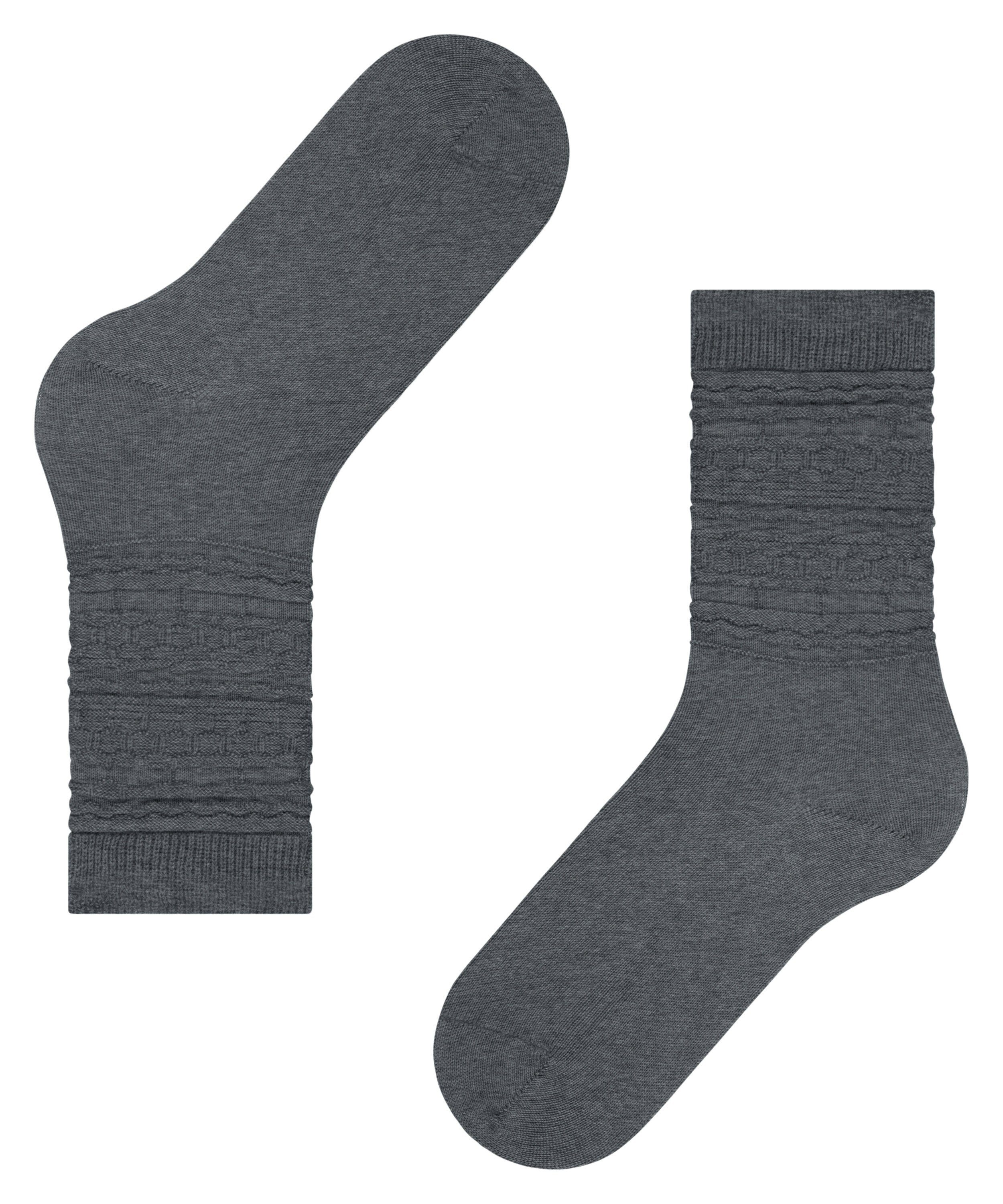 (1-Paar) mel. Socken FALKE (3975) Monument carbon