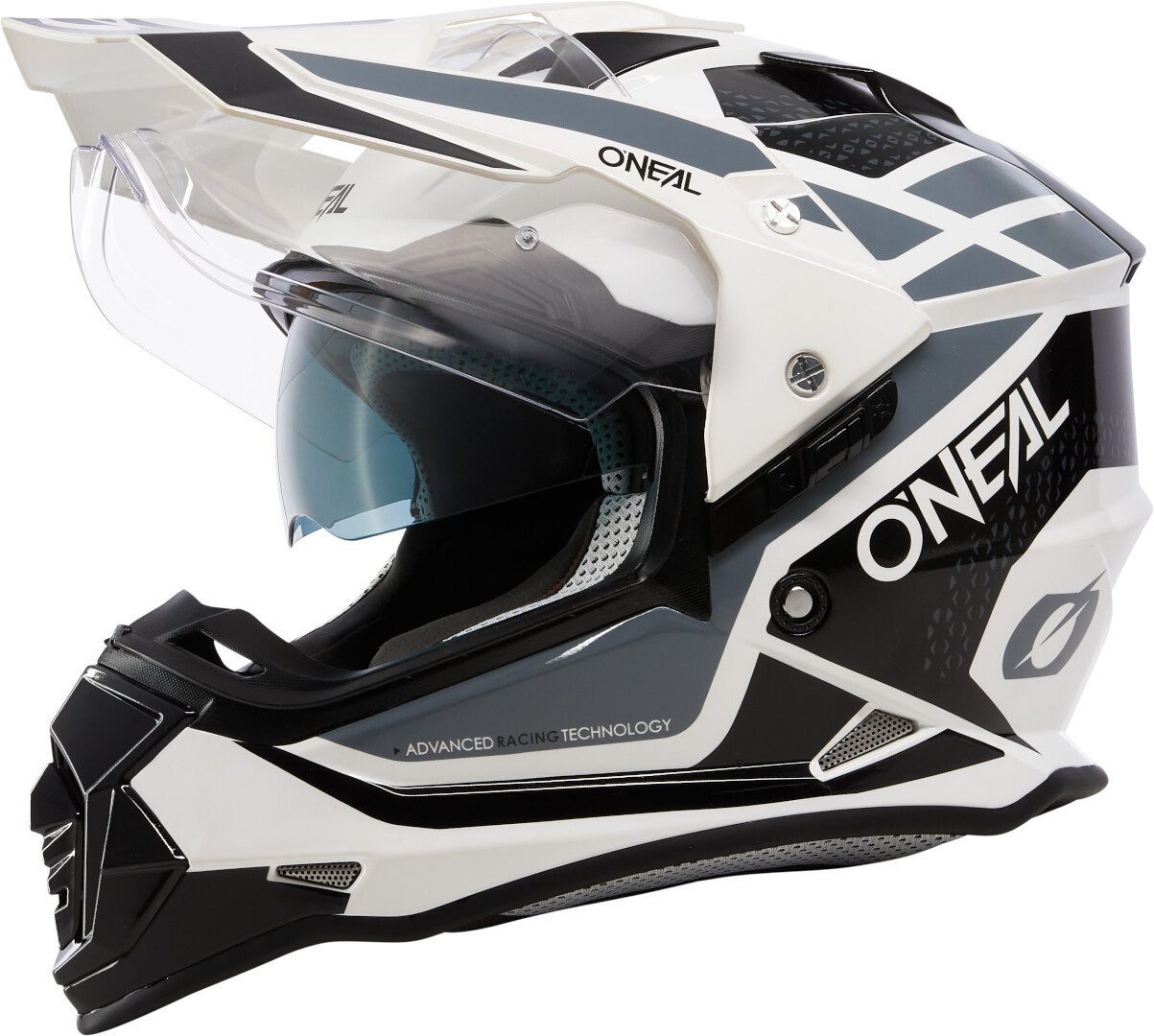 O’NEAL Motocrosshelm Sierra R Motocross Helm, vorbereitet für Kommunikationssystem,integriertes Sonnenvisier