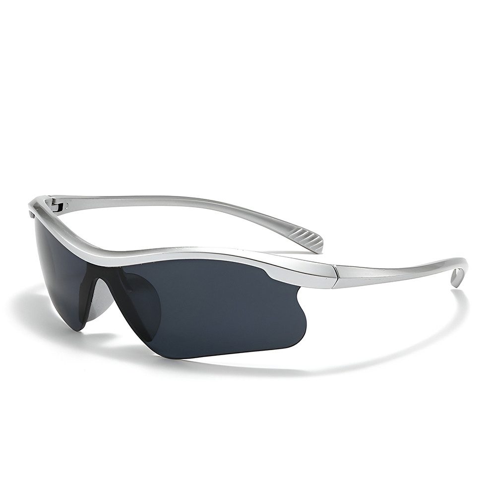 Sonnenbrille Damen Herren UV Schutz Halbrand Outdoor Fahrer Mode