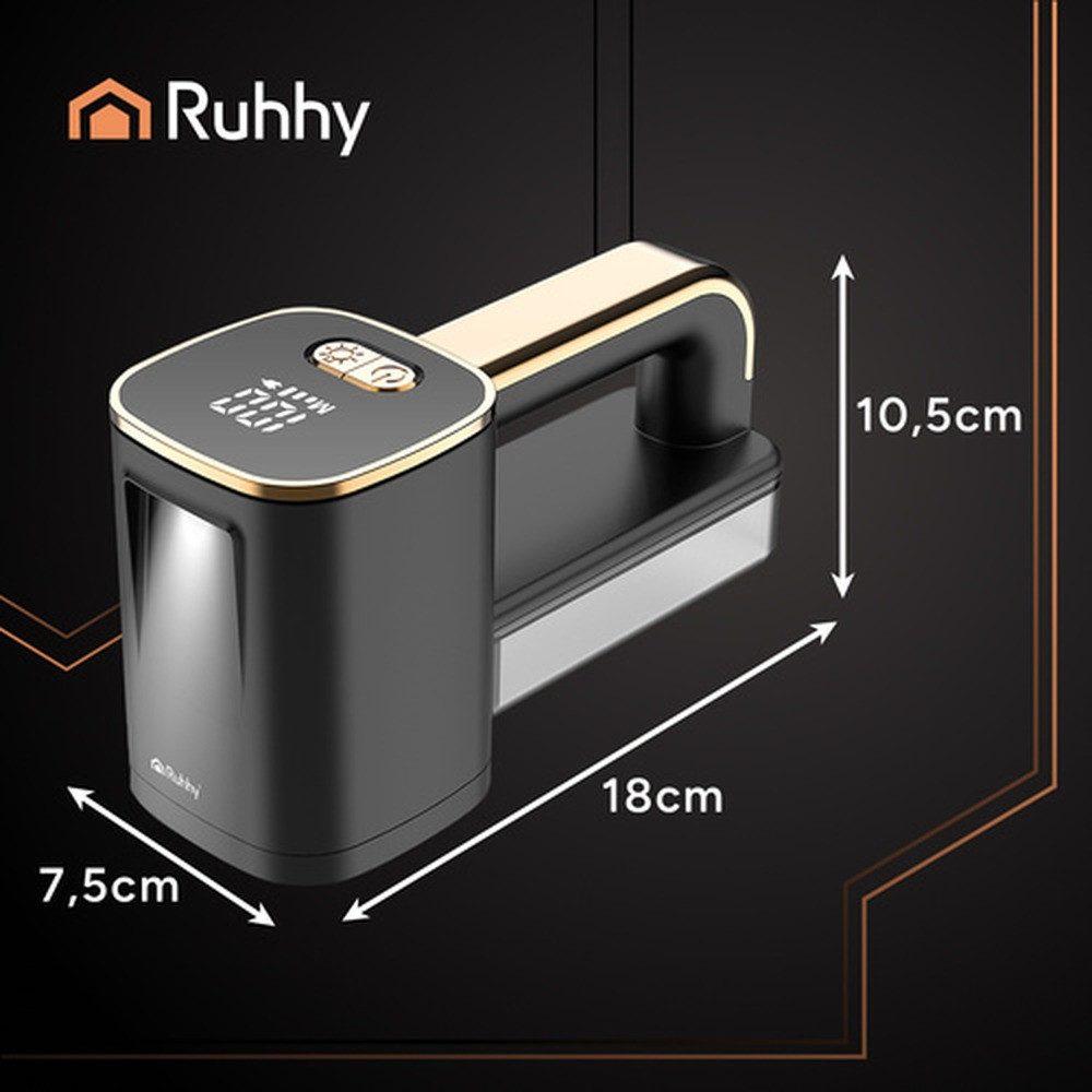 Ruhhy Fusselrasierer Kabelloser Kleiderrasierer, Integrierter 1800 mAh Akku mit bis zu 3,5 h Laufzeit
