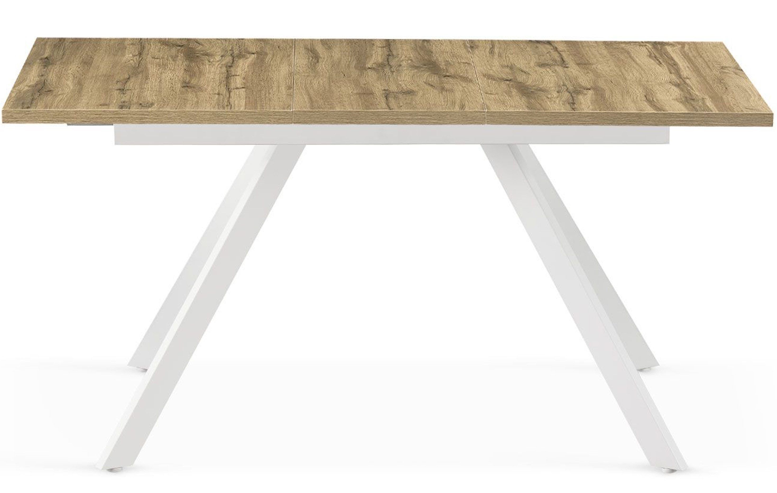 B&D home Esstisch LARS, Metallgestell schwarz oder weiß, ausziehbar 120-160 günstig online kaufen