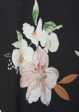 LASCANA Strandkleid mit Blumendruck, Minikleid, Sommerkleid