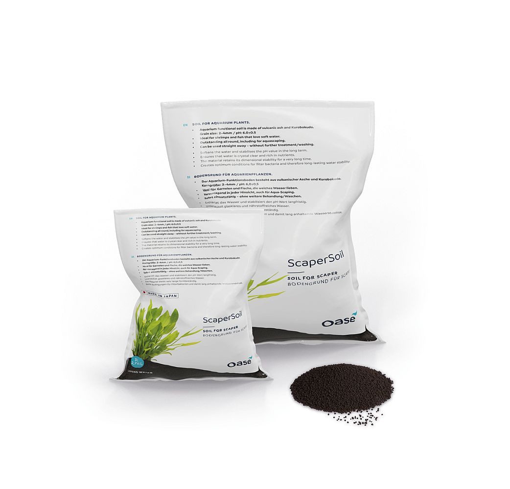 OASE Aquariensand Oase ScaperLine Soil 3 Liter schwarz