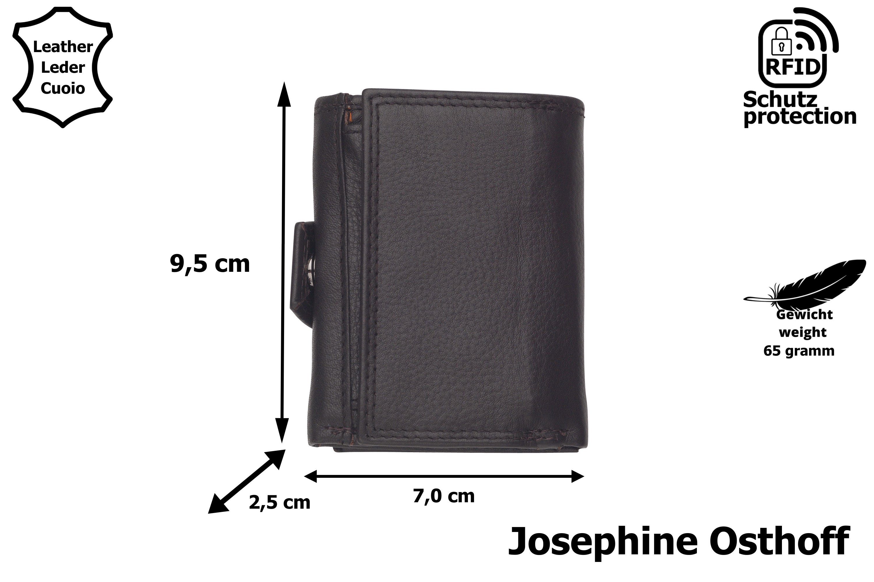 Josephine Osthoff Geldbörse Vienna Card Wallet Slim espresso