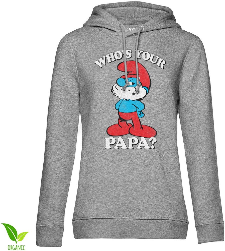 Die Schlümpfe Hoodie Who's Your Papa? Girly Hoodie
