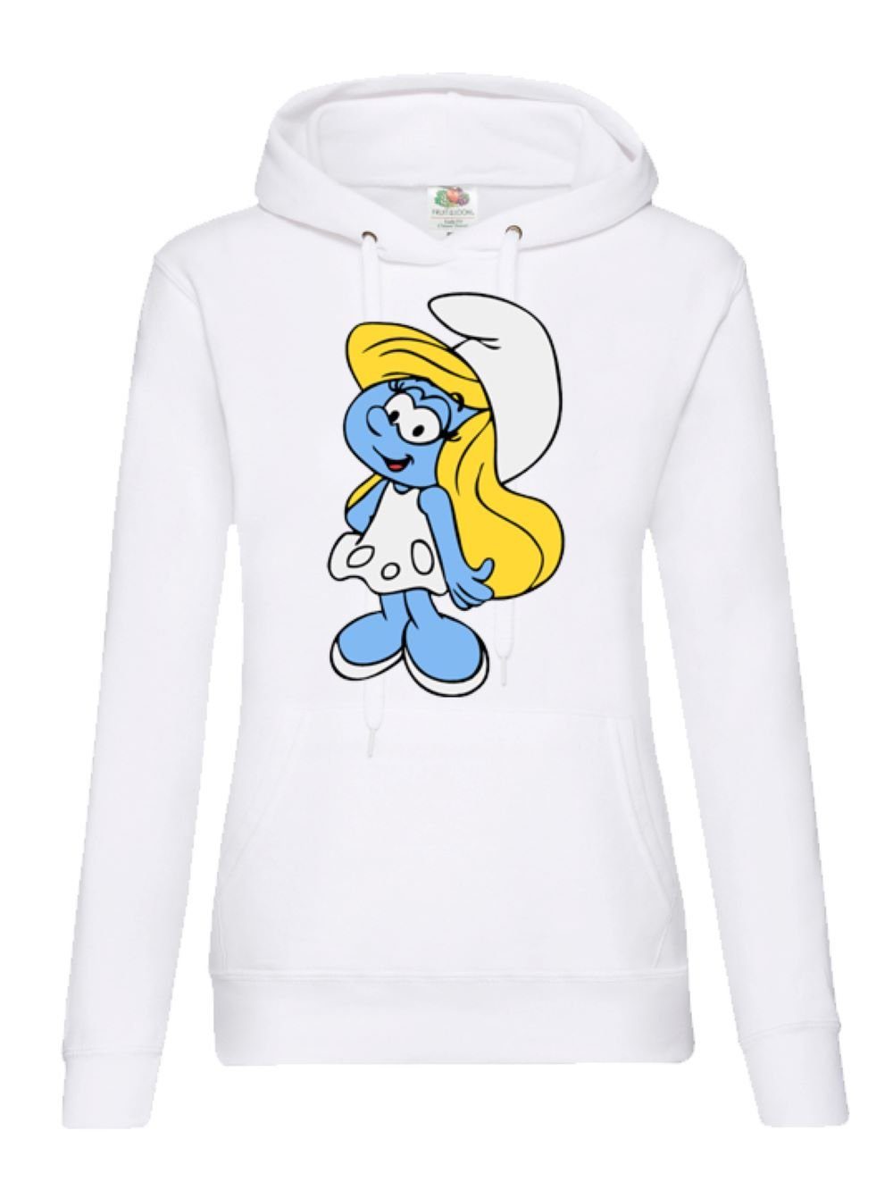 Blondie & Brownie Hoodie Schlumpfine Schlümpfe Papa Schlumpf Schlumpfhausen Smurf Schlumpfine mit Kapuze