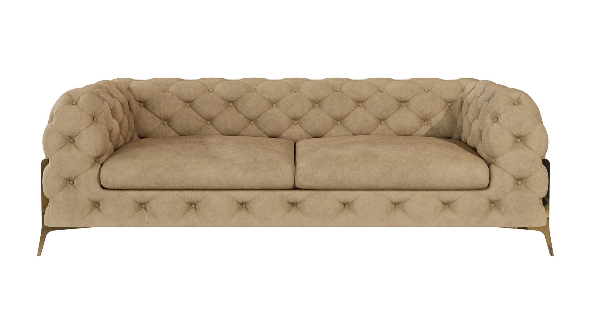 S-Style Möbel Chesterfield-Sofa Ashley Chesterfield Sofa günstig online kaufen
