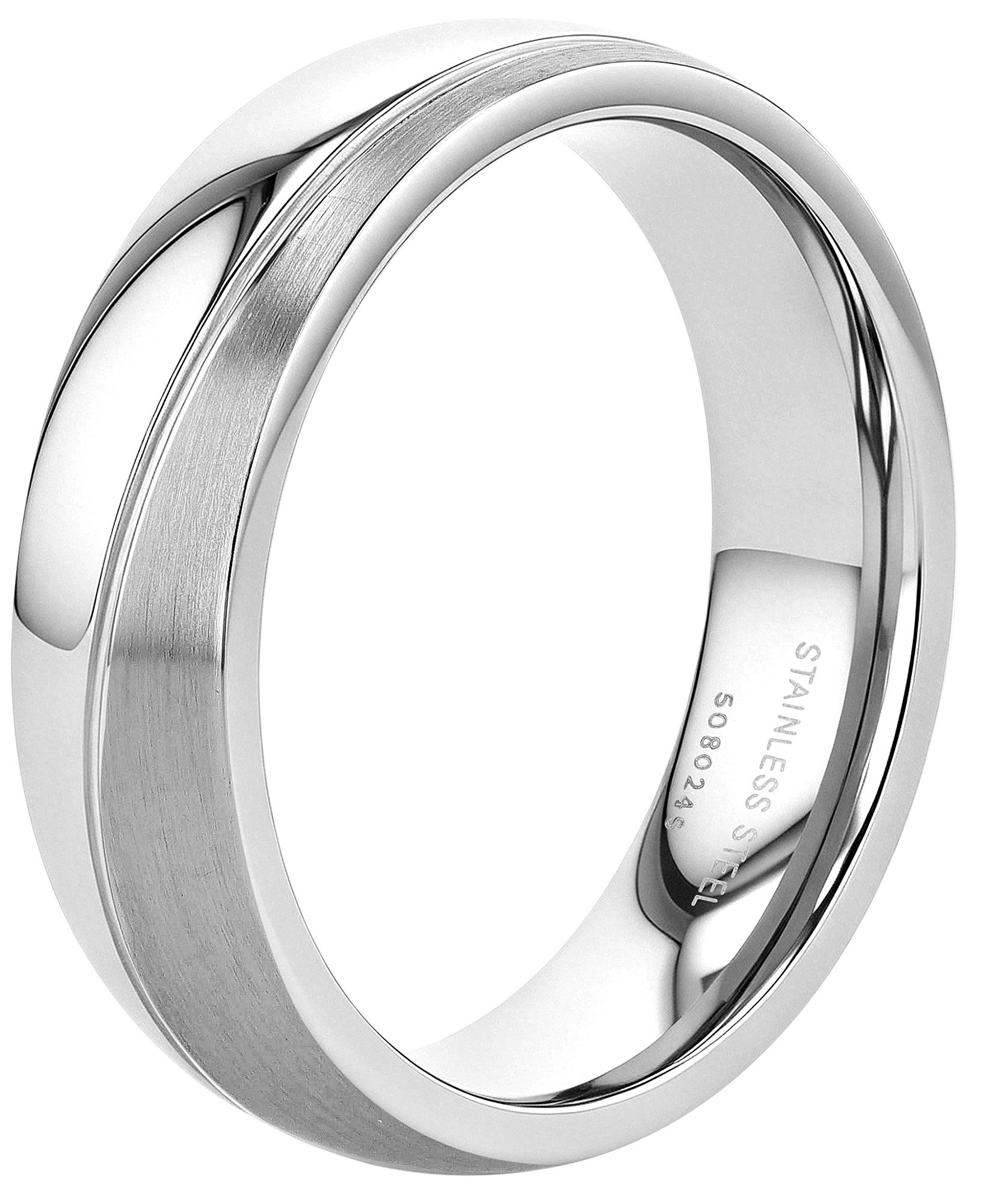 AKZENT Fingerring FürImmer, Edelstahl, langlebig