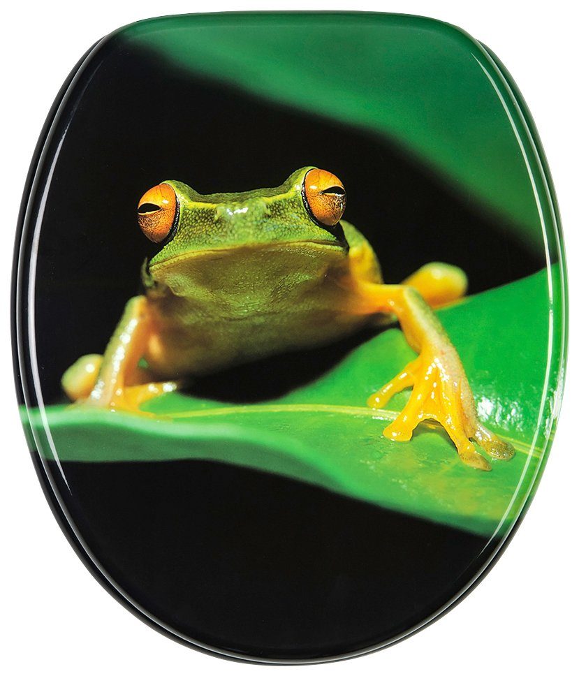 Sanilo WC-Sitz Frosch Grün, mit Absenkautomatik