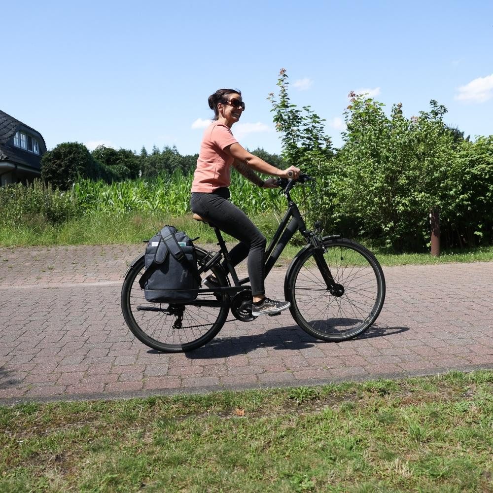 Haberland Fahrradrucksack Haberland Bike-Rucksack Lucky Active Plus anthrazit - flexible Fahrrad