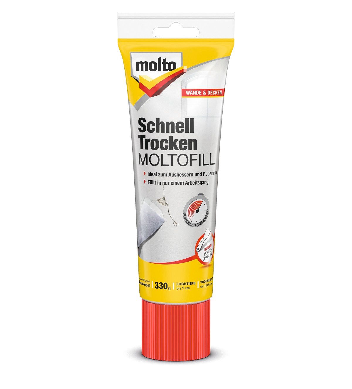 MOLTO Spachtelmasse MOLTO Moltofill Ruck Zuck Innen Spachtel 330g