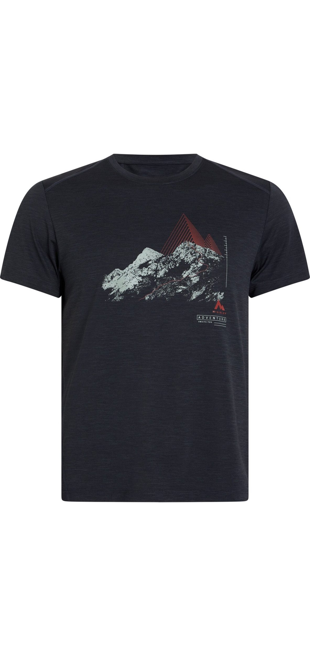 McKINLEY T-Shirt He.-T-Shirt Lele II M BLACK NIGHT