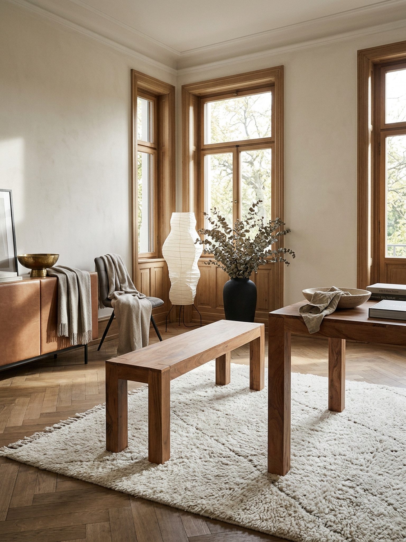 KADIMA DESIGN Sitzbank Esszimmer Sitzbank MUMBAI Massiv-Holz Akazie 120 x 45 x 35 cm, Holz-Bank Natur-Produkt Küchenbank im Landhaus-Stil