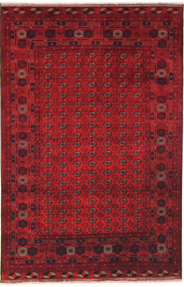 Orientteppich Afghan Mauri 198x291 Handgeknüpfter Orientteppich, Nain Trading, rechteckig, Höhe: 6 mm