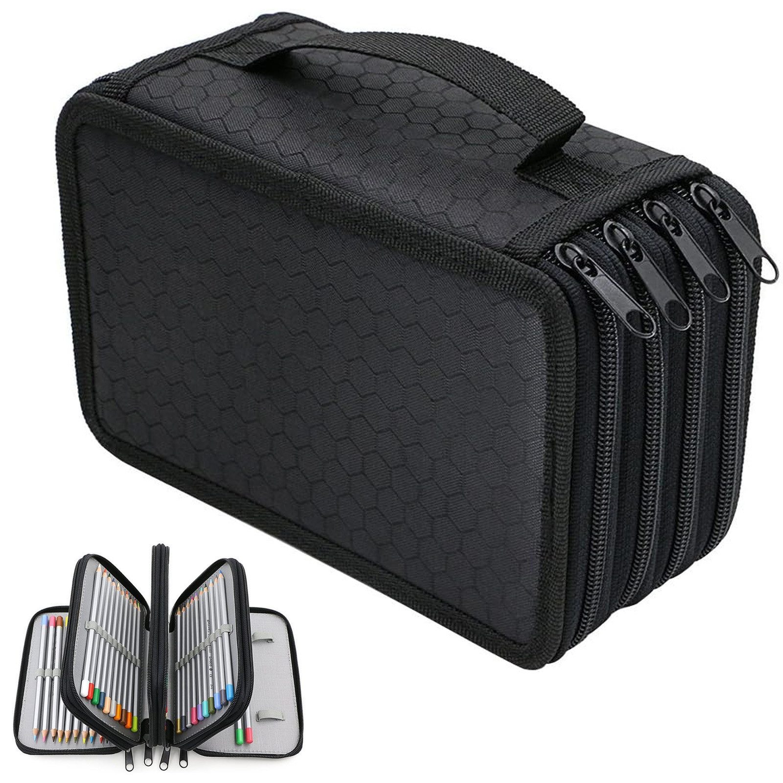 REDOM Federmäppchen 4-lagiges Stifteetui multifunktionales Federtasche, (20 günstig online kaufen