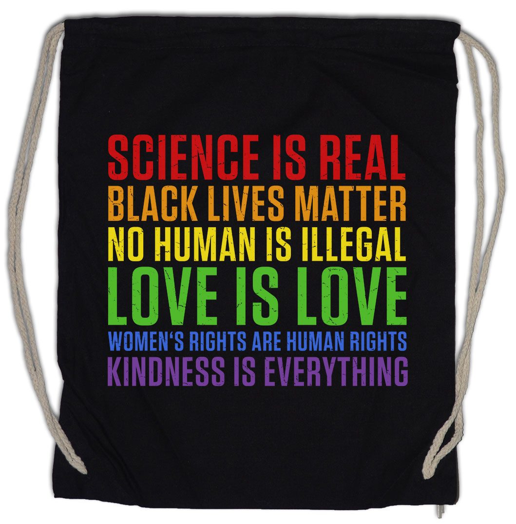 Turnbeutel Rainbow Sayings Turnbeutel Black Gay LGBTQ Gay Schwul Trans Pride