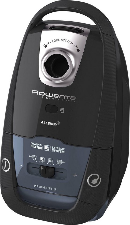 Rowenta Bodenstaubsauger RO7755 Silence Force Allergy+, 750 W, mit Beutel