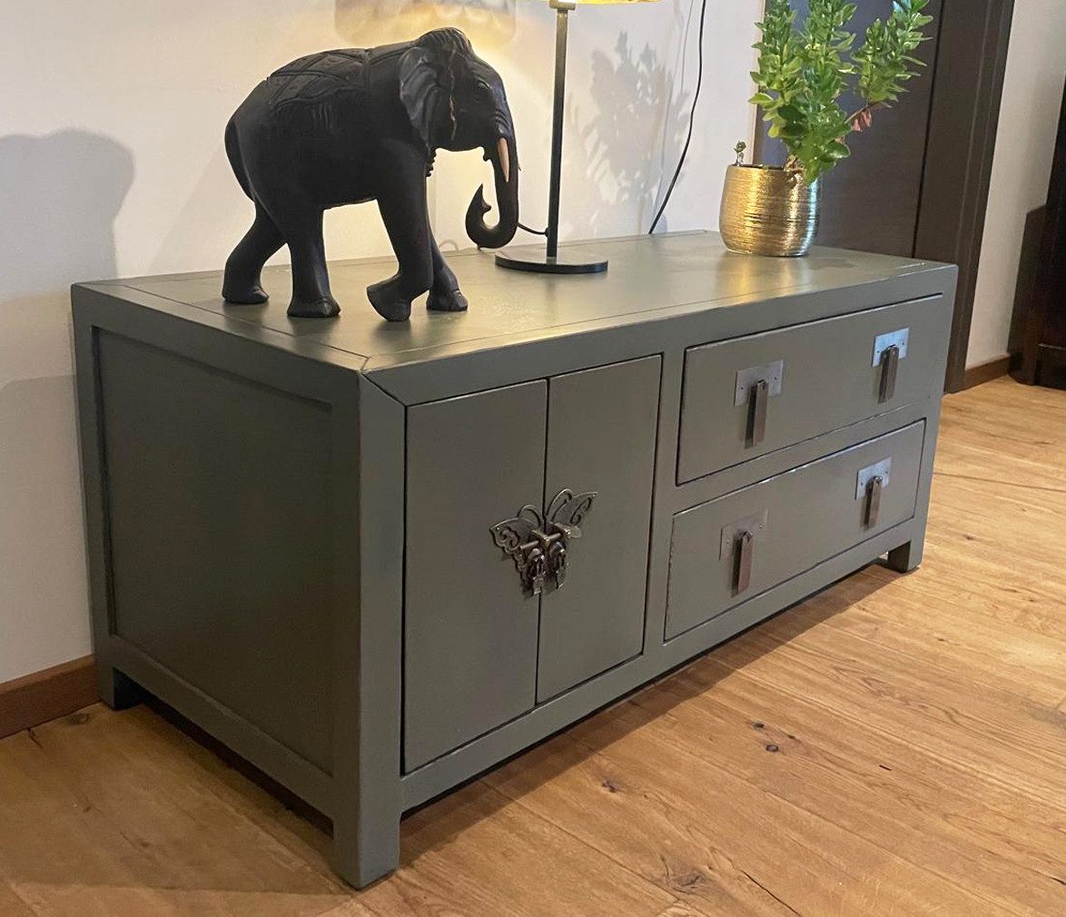 OPIUM OUTLET Kommode Schrank Lowboard Kommode Sideboard TV-Möbel Fernsehschrank