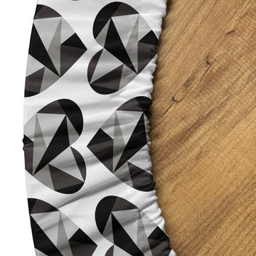 Abakuhaus Tischdecke Rundum-elastische Stofftischdecke, Herzen Geometric Design-Polygonal