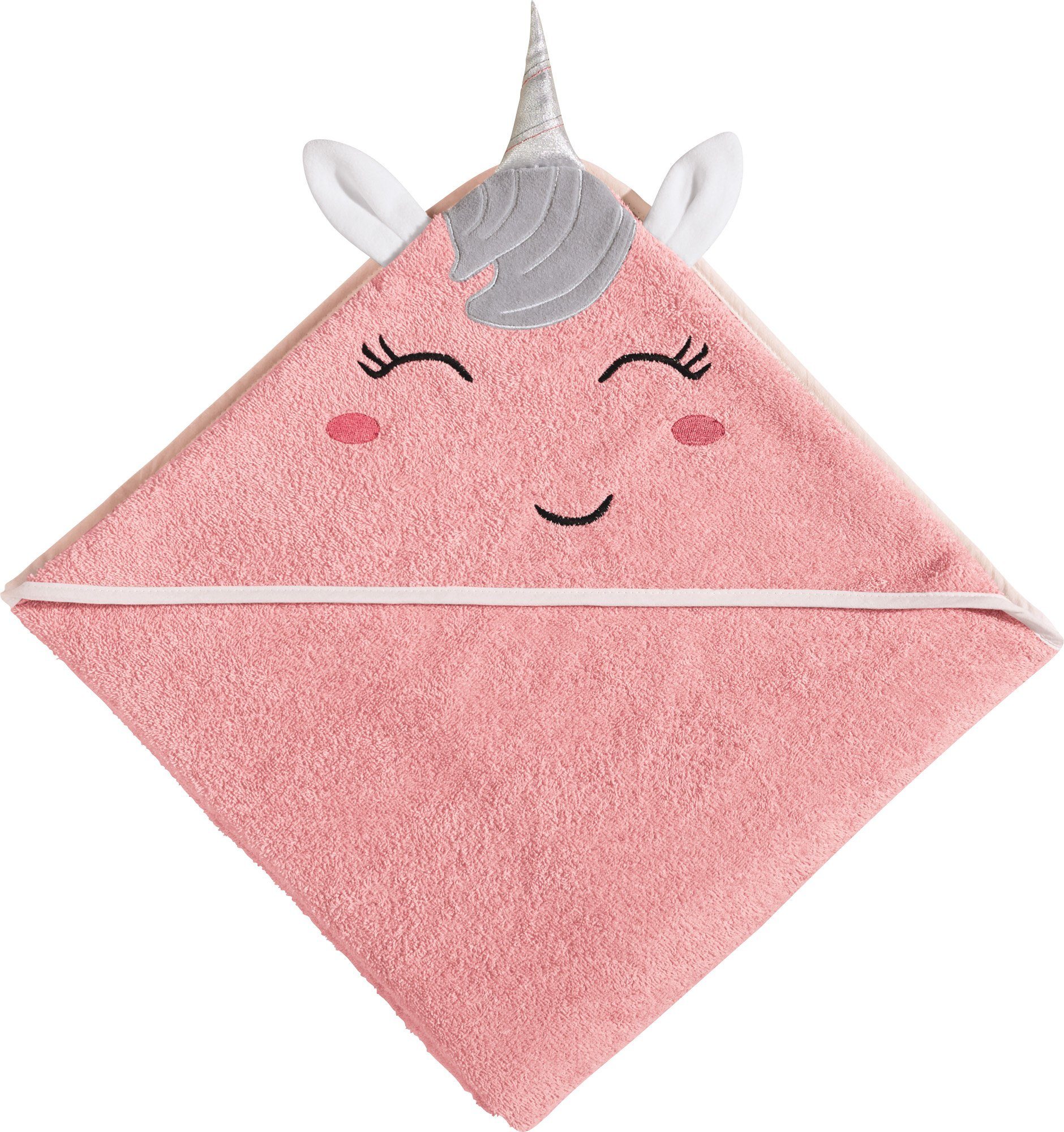 Kapuzenhandtuch Kinder-Kapuzenbadetuch "Einhorn"